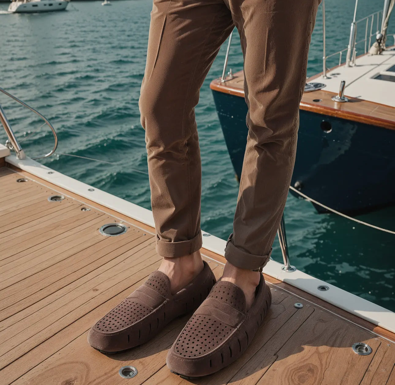Mens Brown Vegan Suede Country Club 3.0