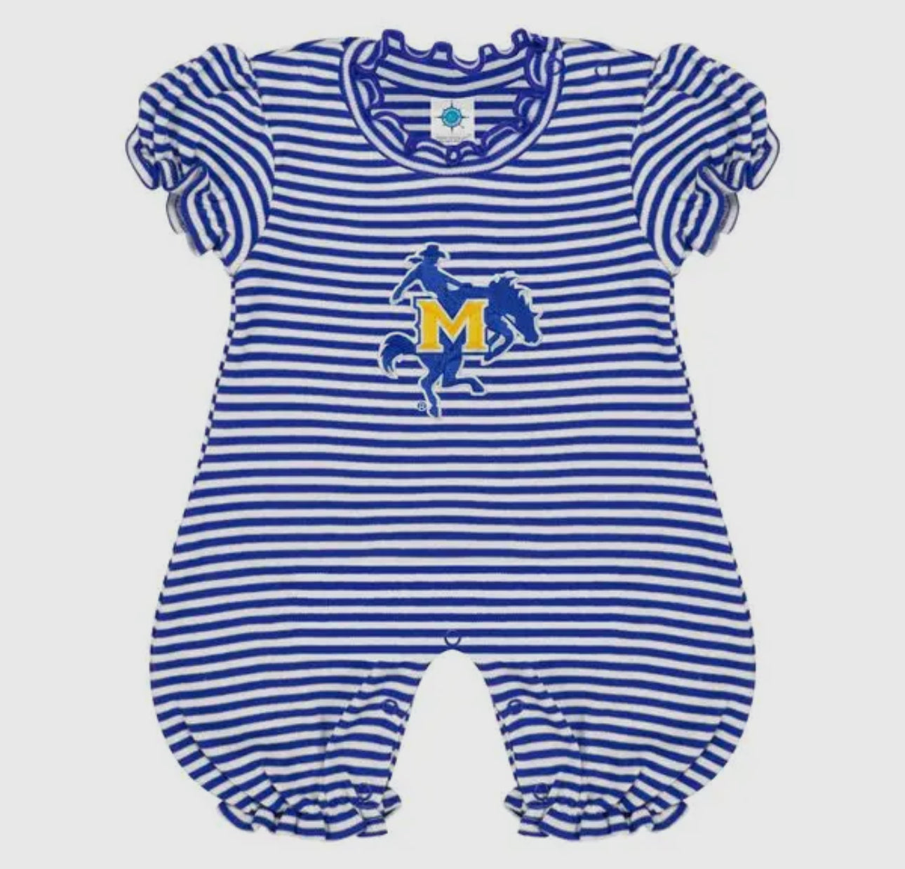 Mcneese State Cowboys Infant Puff
Sleeve Romper