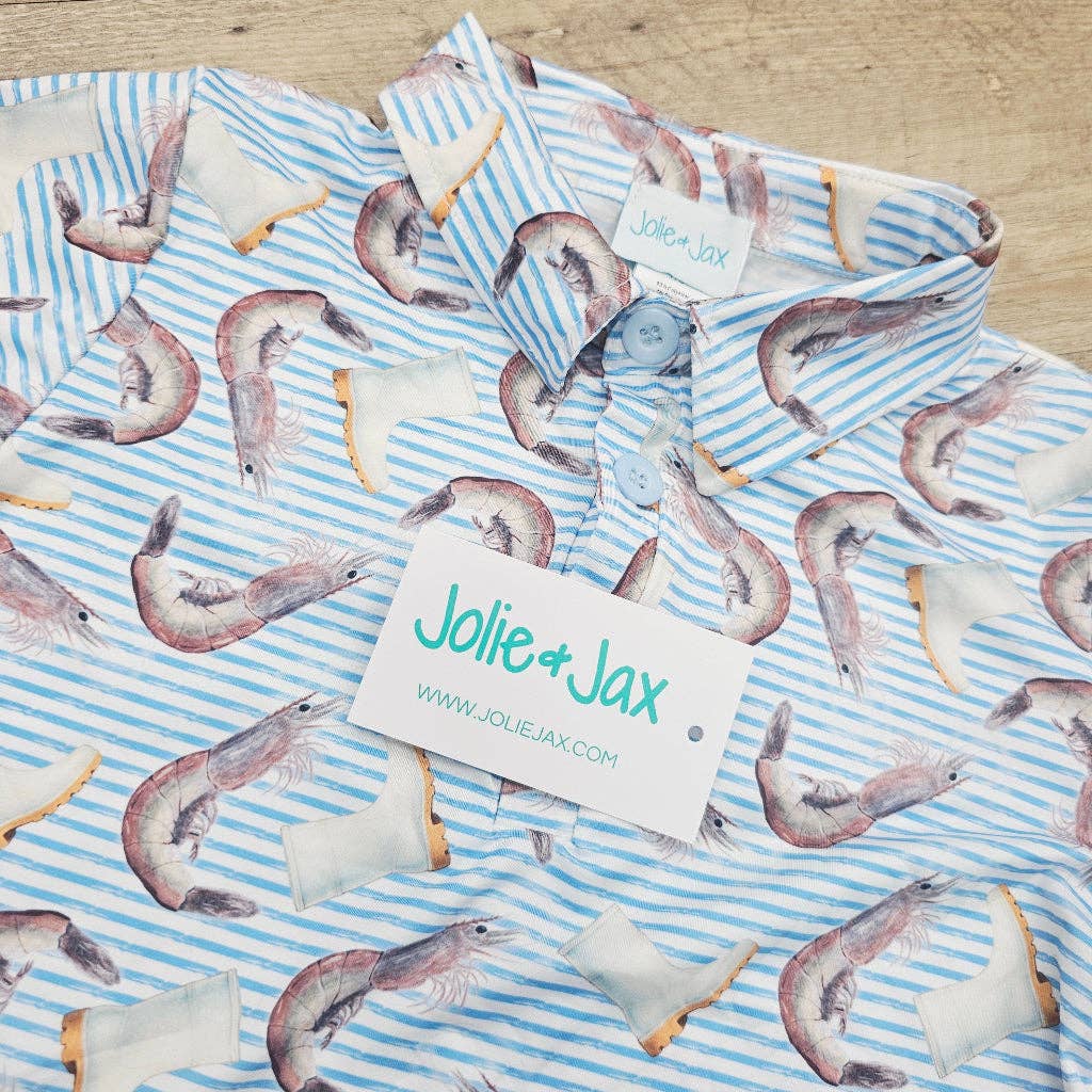 Shrimp and Boots Polo Shirt Kid's