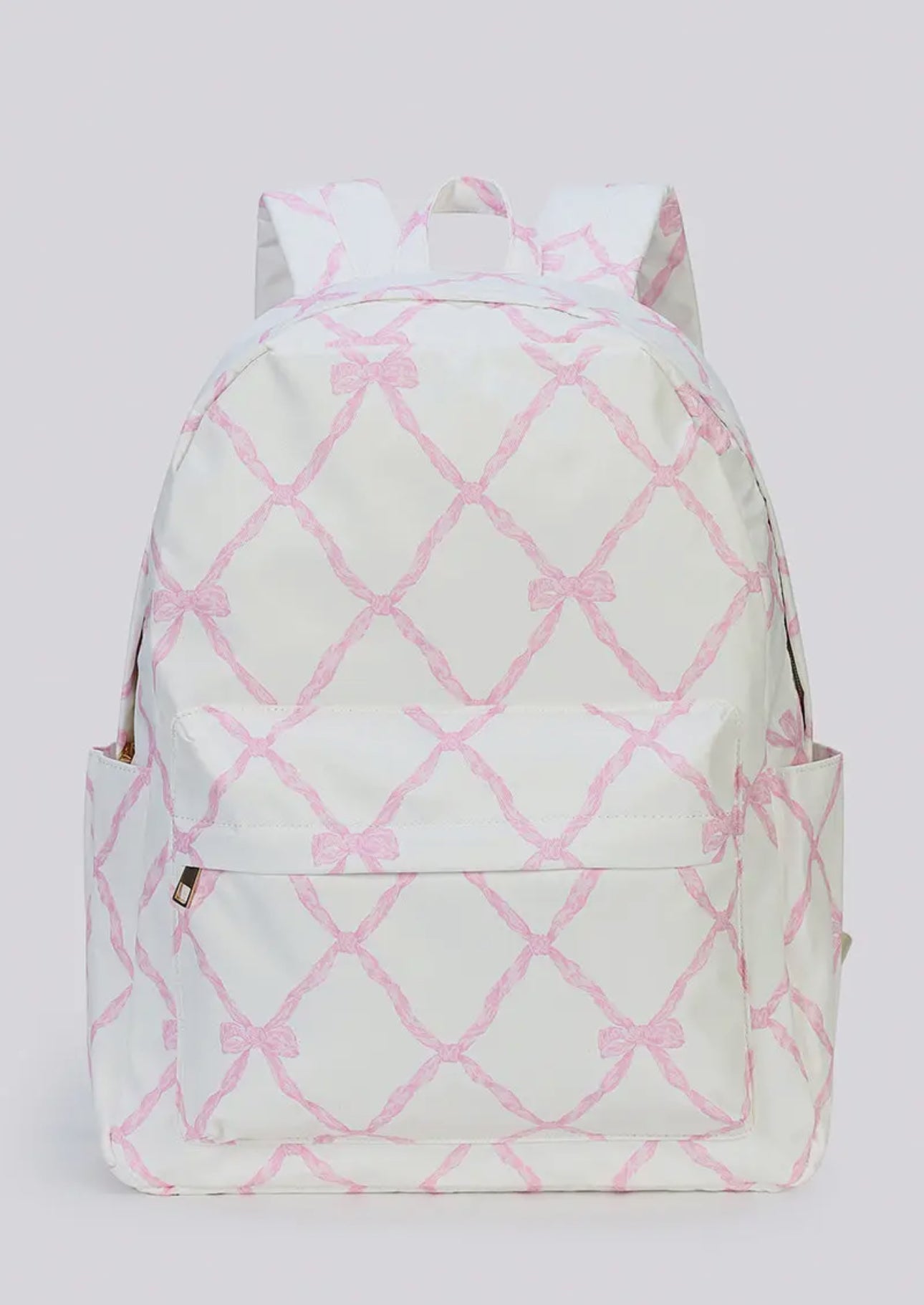 Girls Bow Printed Backpack
