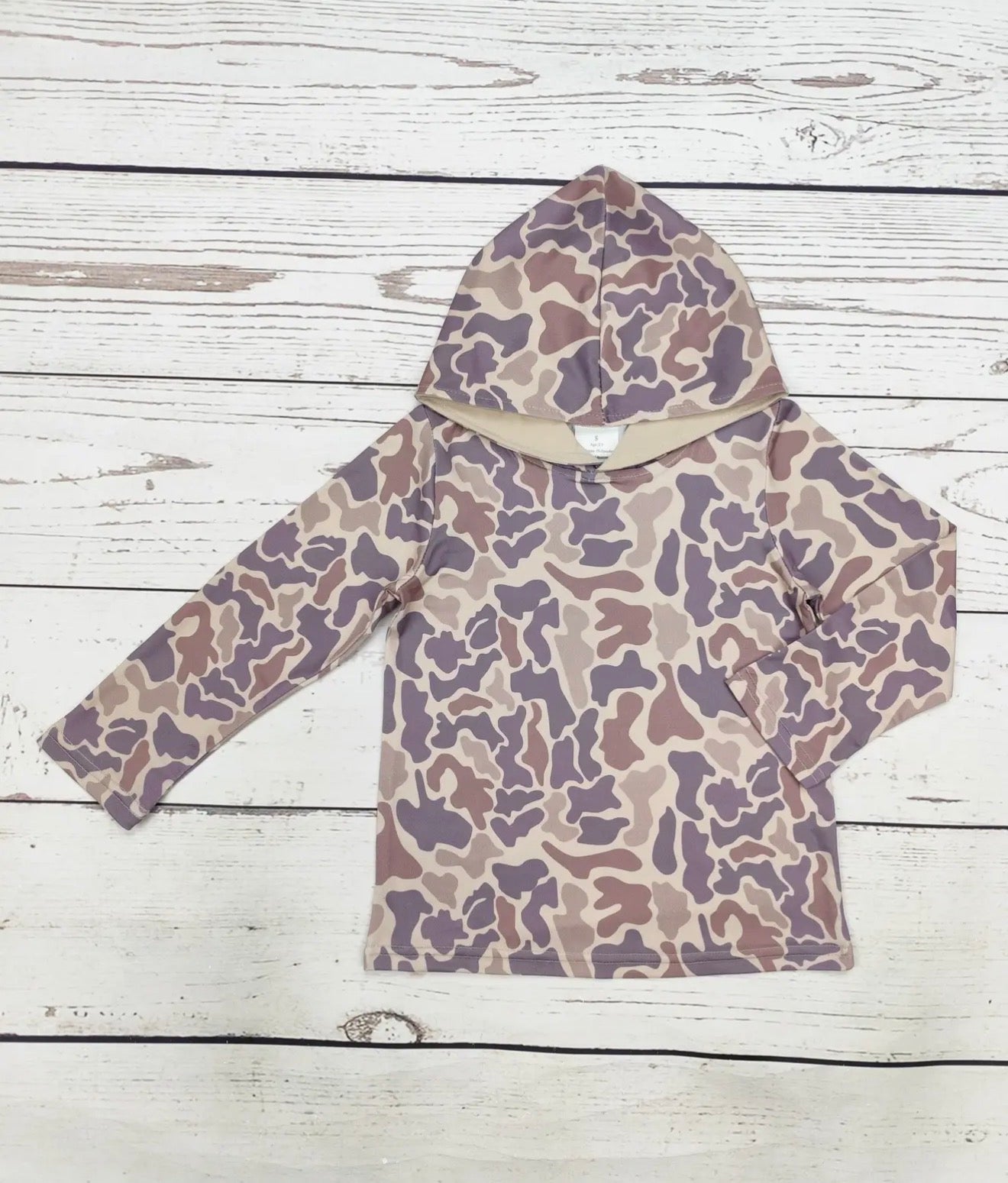 Baby Boys Camouflage Hoodie