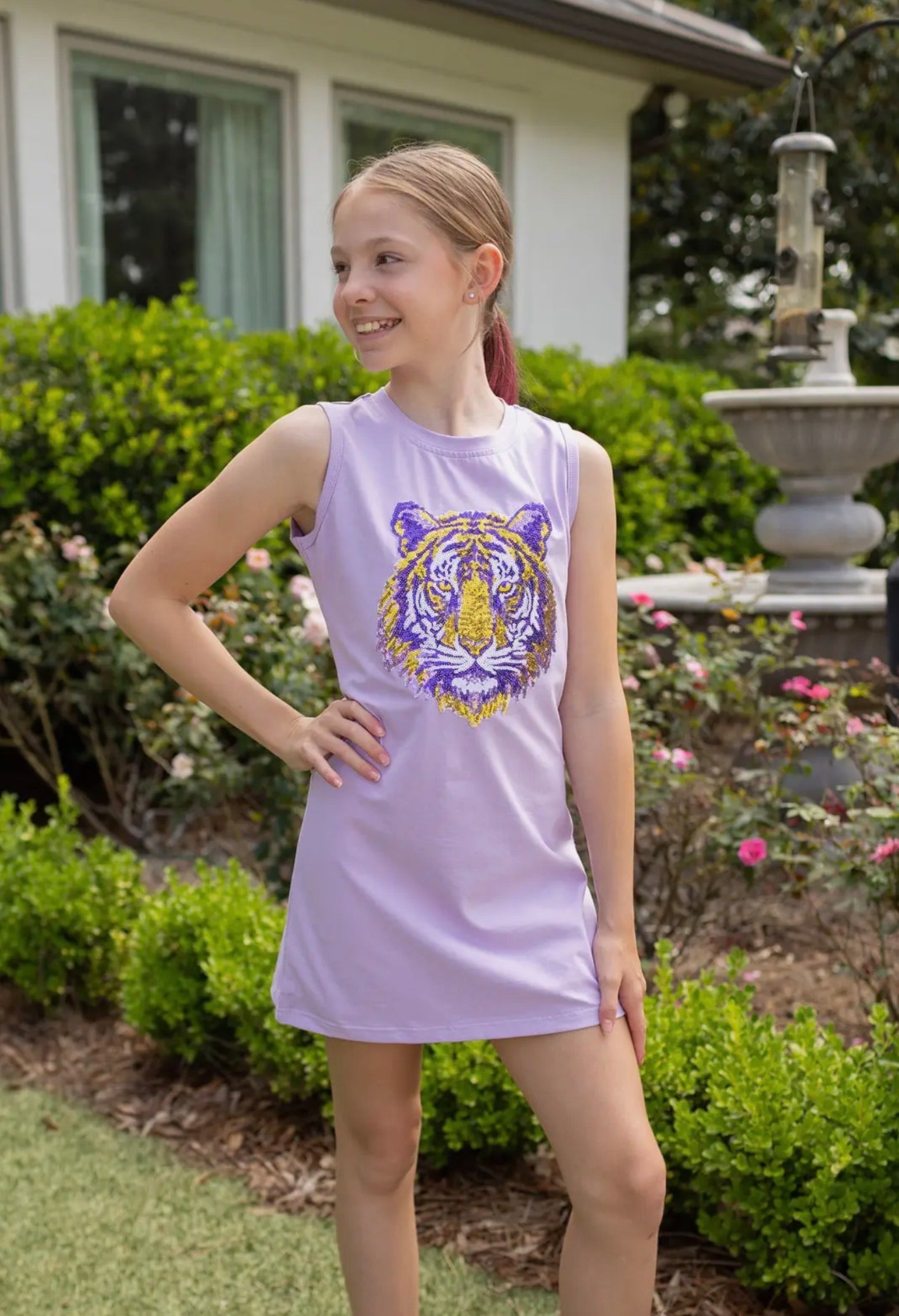 Tiger Face Shift Dress