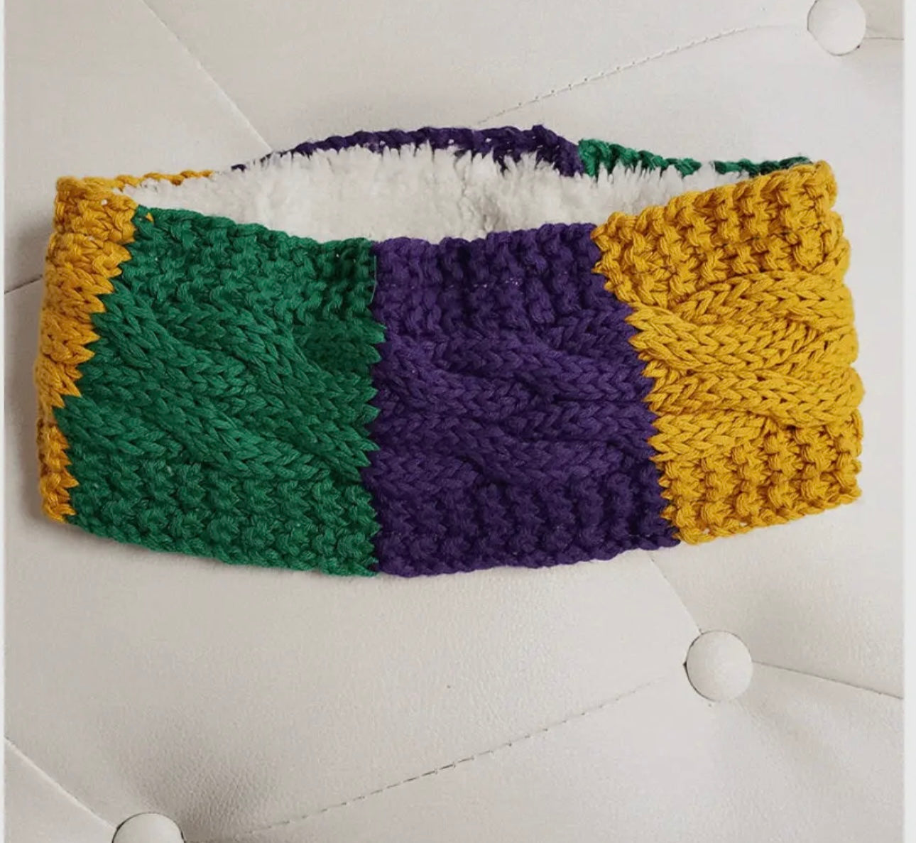 Mardi Gras Head/Ear Warmer