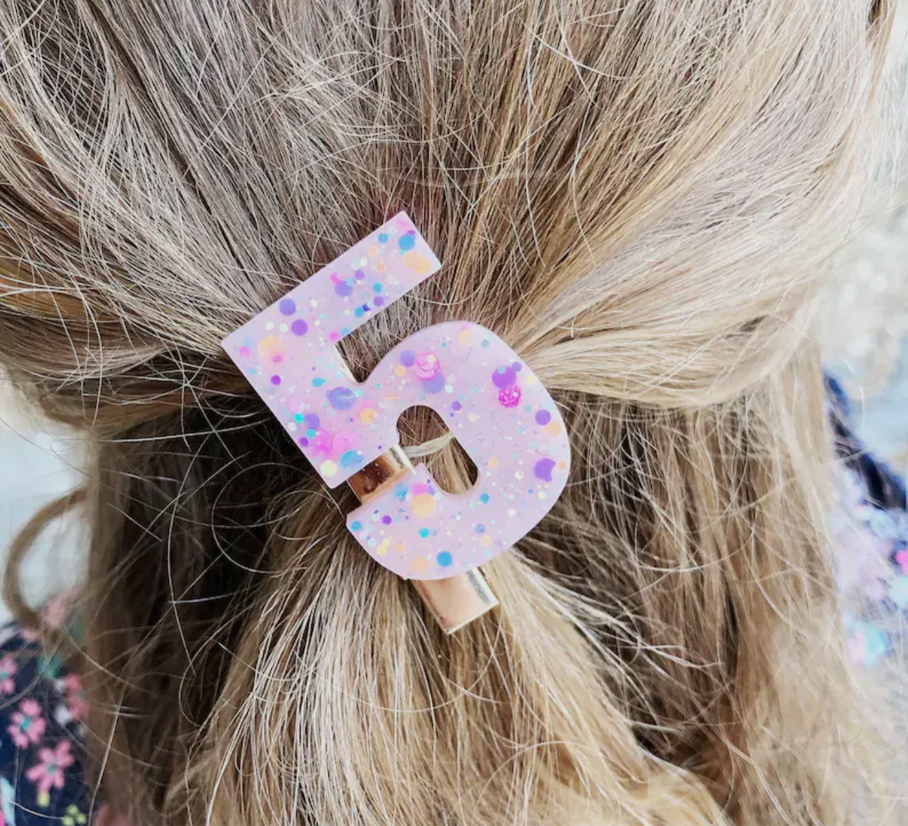 Birthday “Number”- Hair Clips