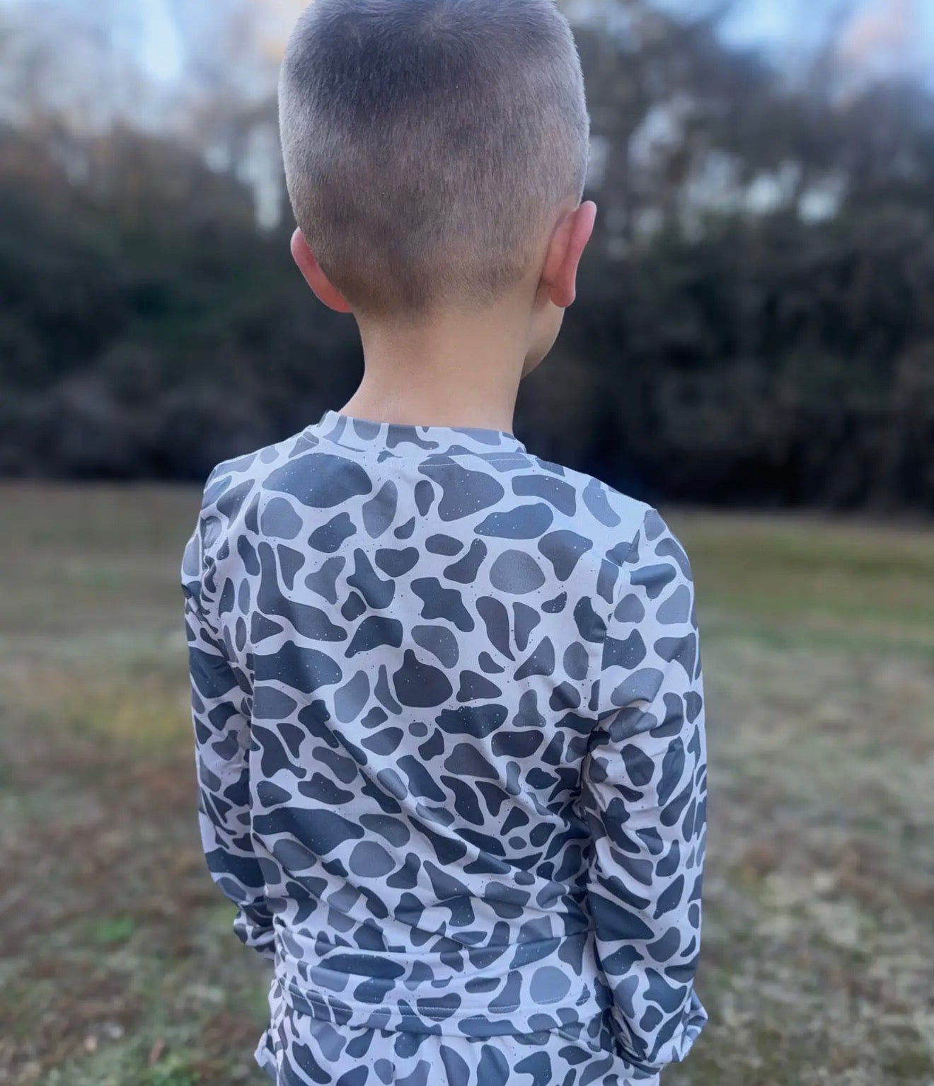 Grey Camo Shirt