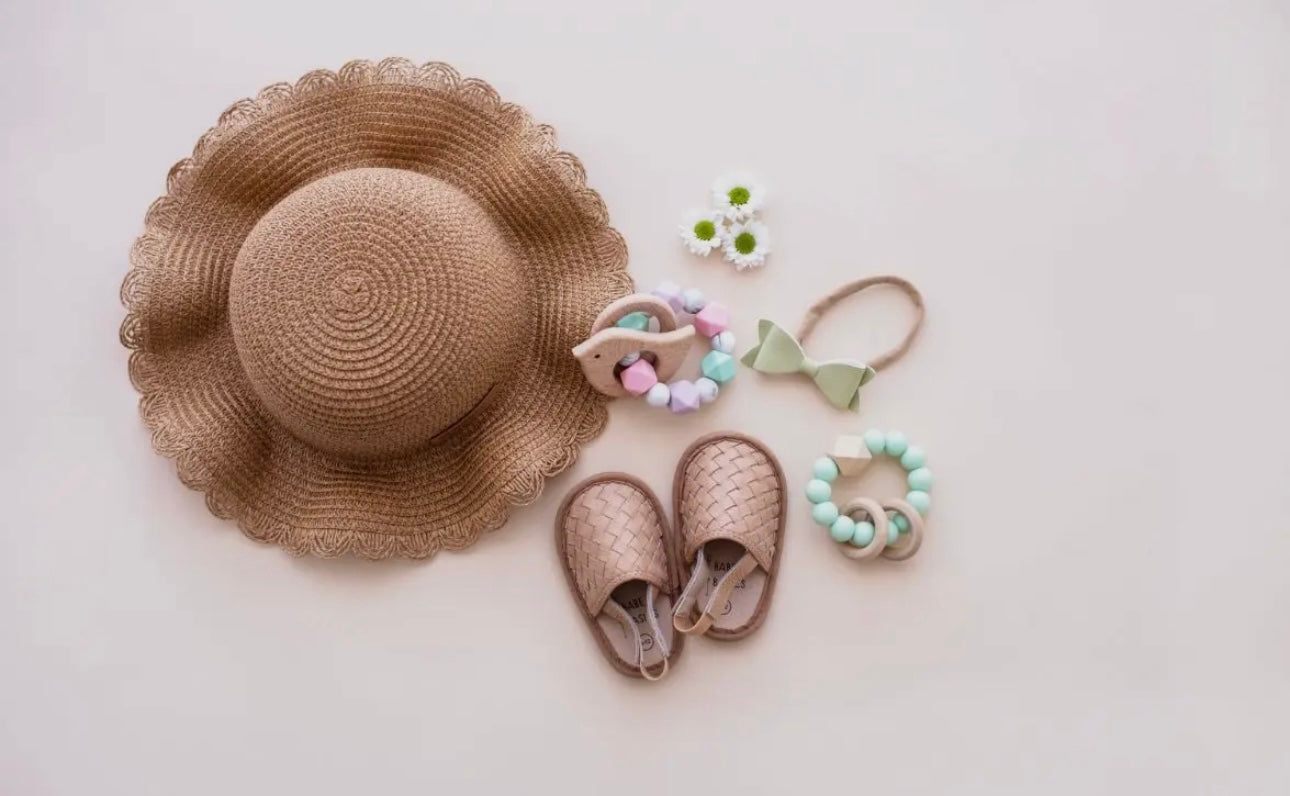 Toddler Straw Hat // Sun Hat // Baby Sun Hat // Beach Hat