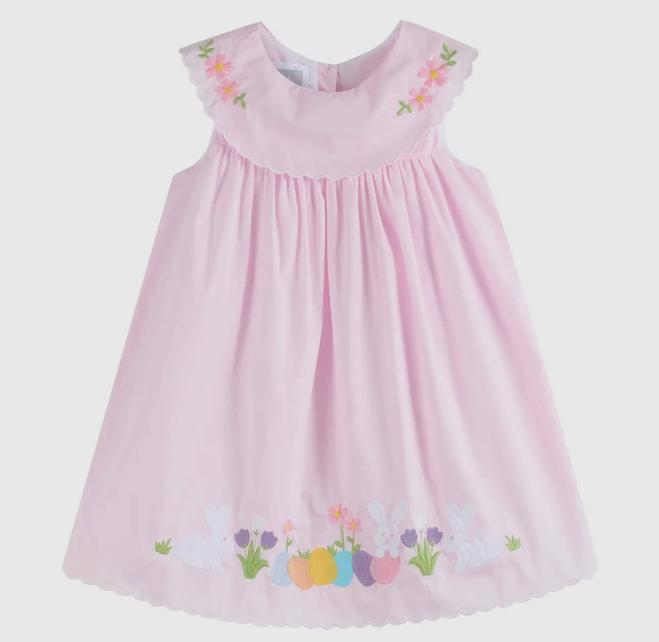 “Easter” Applique Dress- Pink