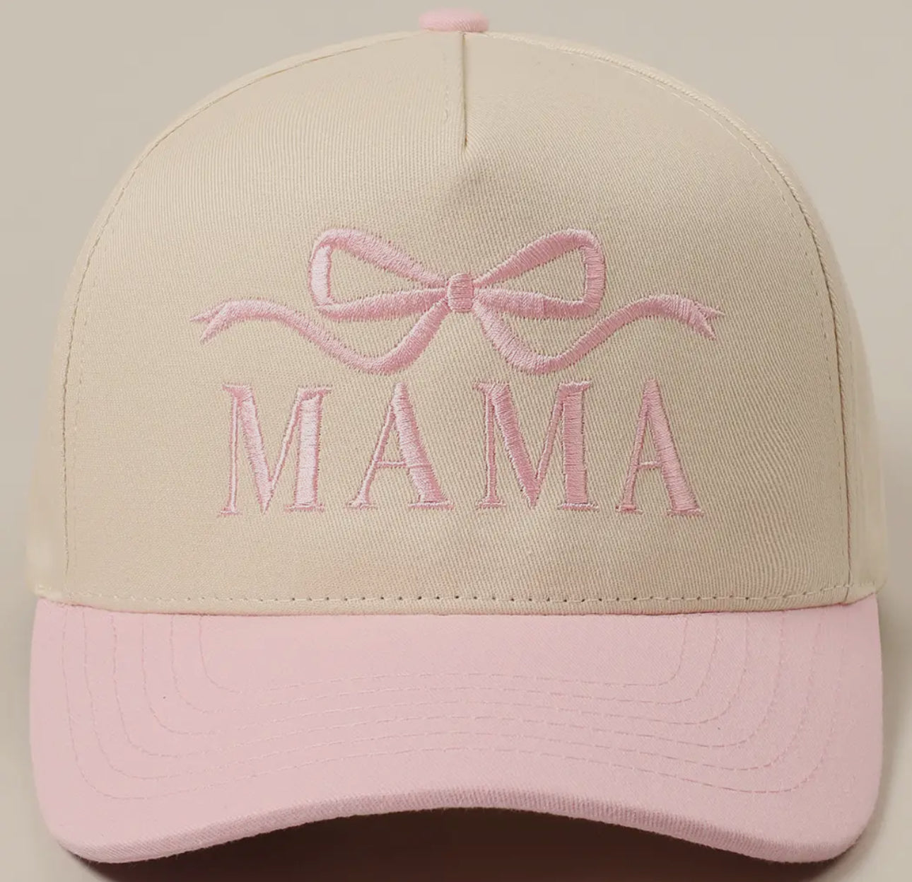 Mama Ribbon Embroidered Two-Tone
Trucker Hat