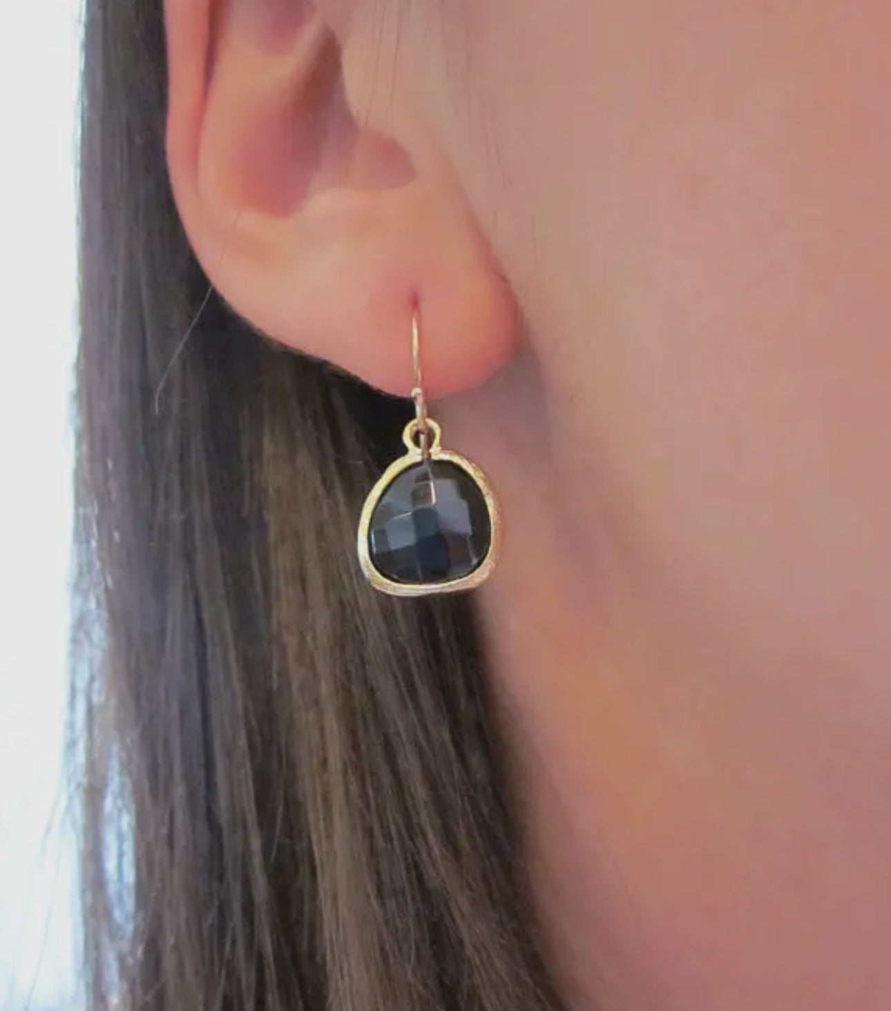 “Black and Gold”- Earrings