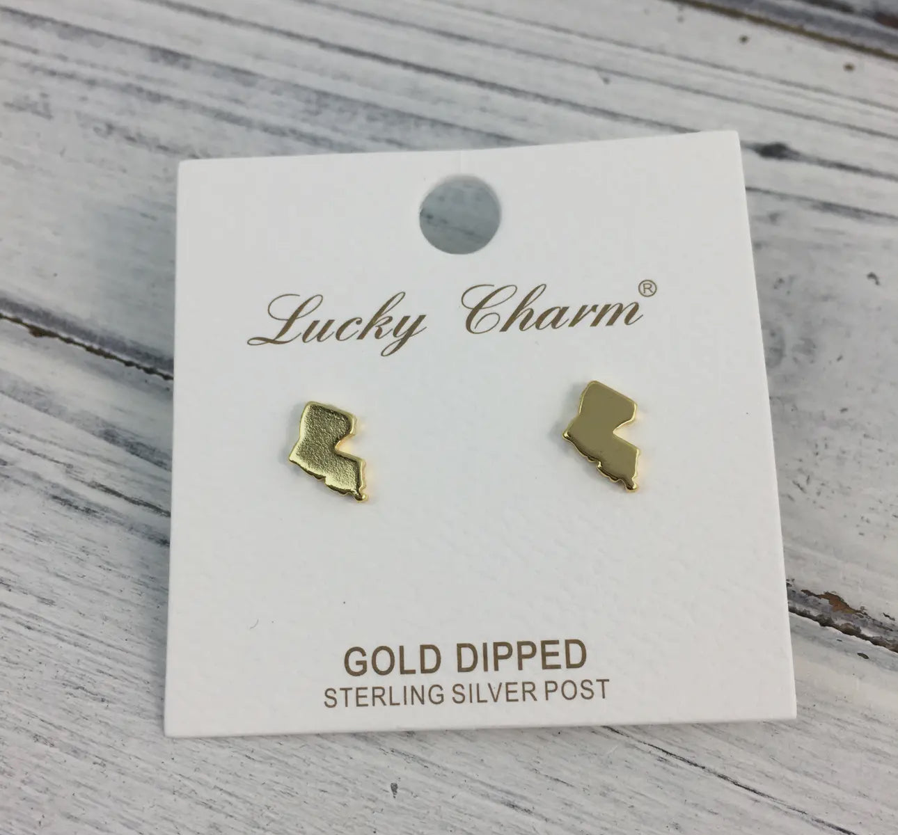 Tiny Louisiana State Post Earrings