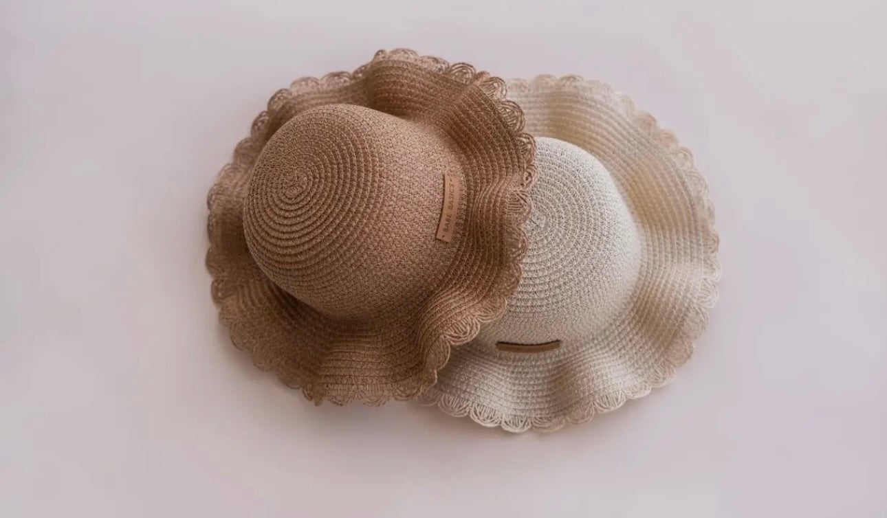 Toddler Straw Hat // Sun Hat // Baby Sun Hat // Beach Hat