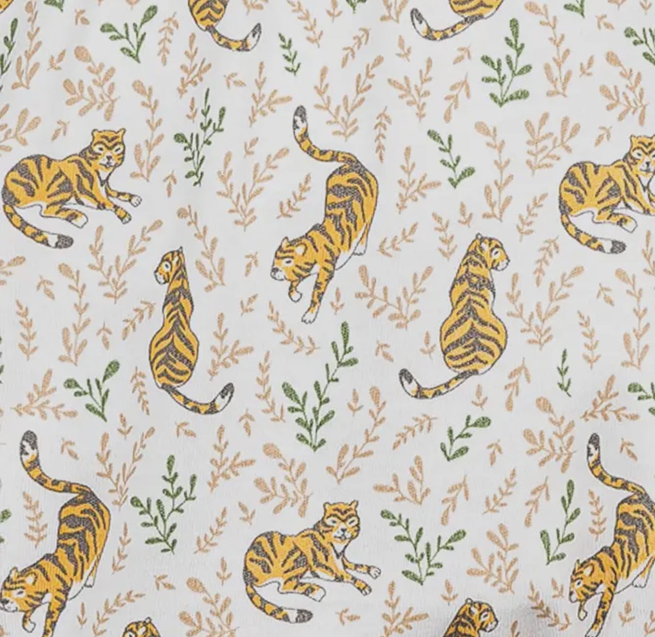 “Tigers” Waist Tie Romper