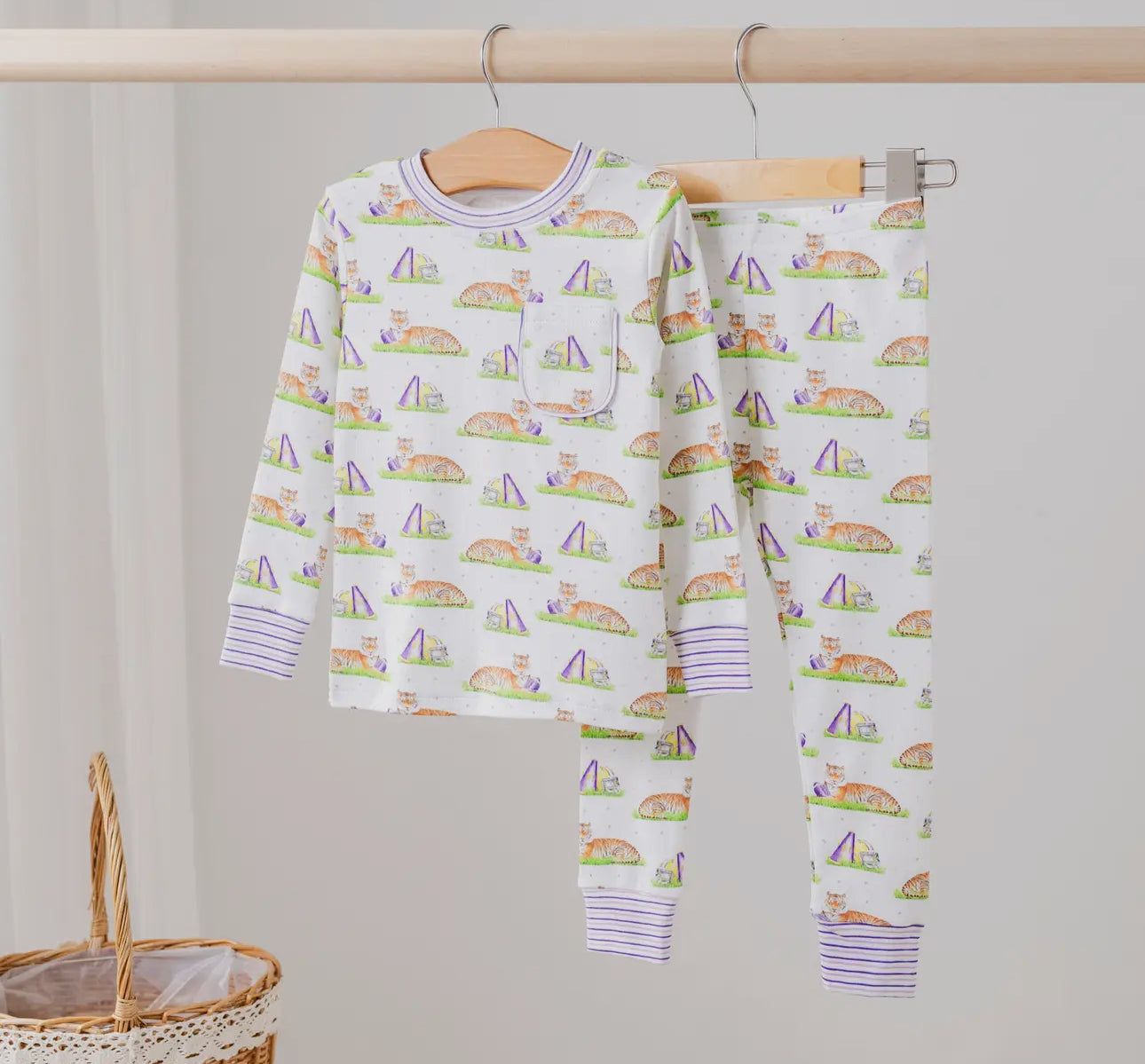 Mascot Mania in Louisiana Organic Cotton
Kids Pajamas 2pc