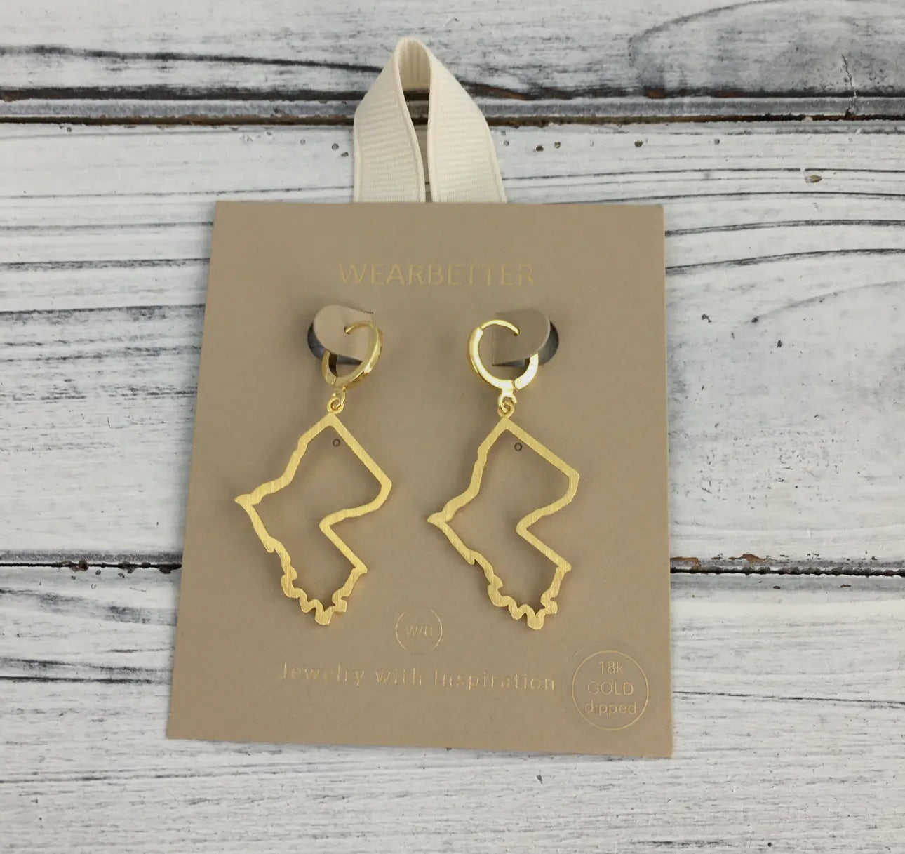 Louisiana State Cut Out Dangle Earrings