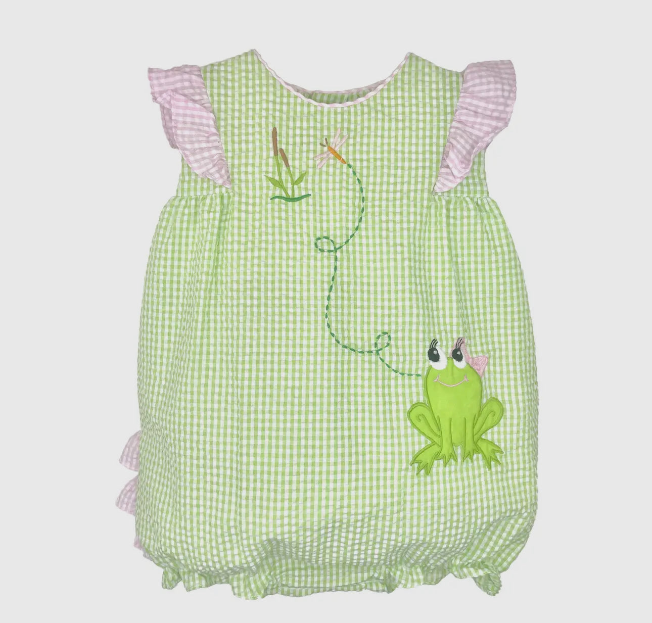Sunbubble with Frog Applique and Embroidery