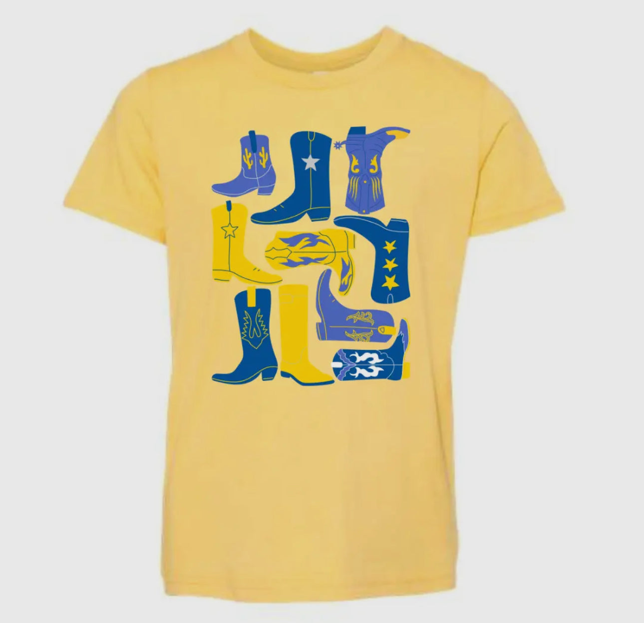Mcneese Boot Collage Country “Western”Graphic Tee