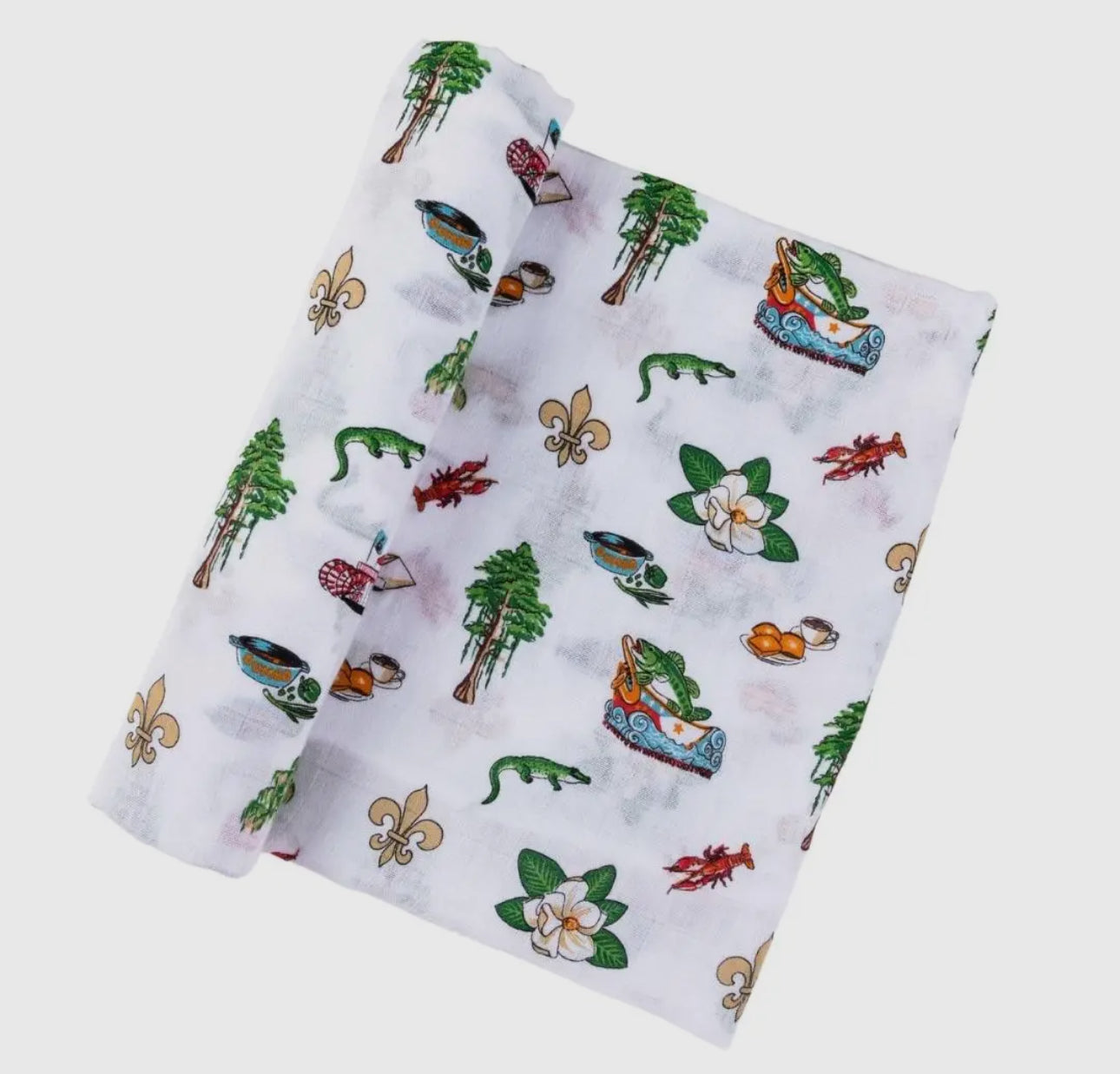 Louisiana Baby Swaddle Blanket (Unisex)