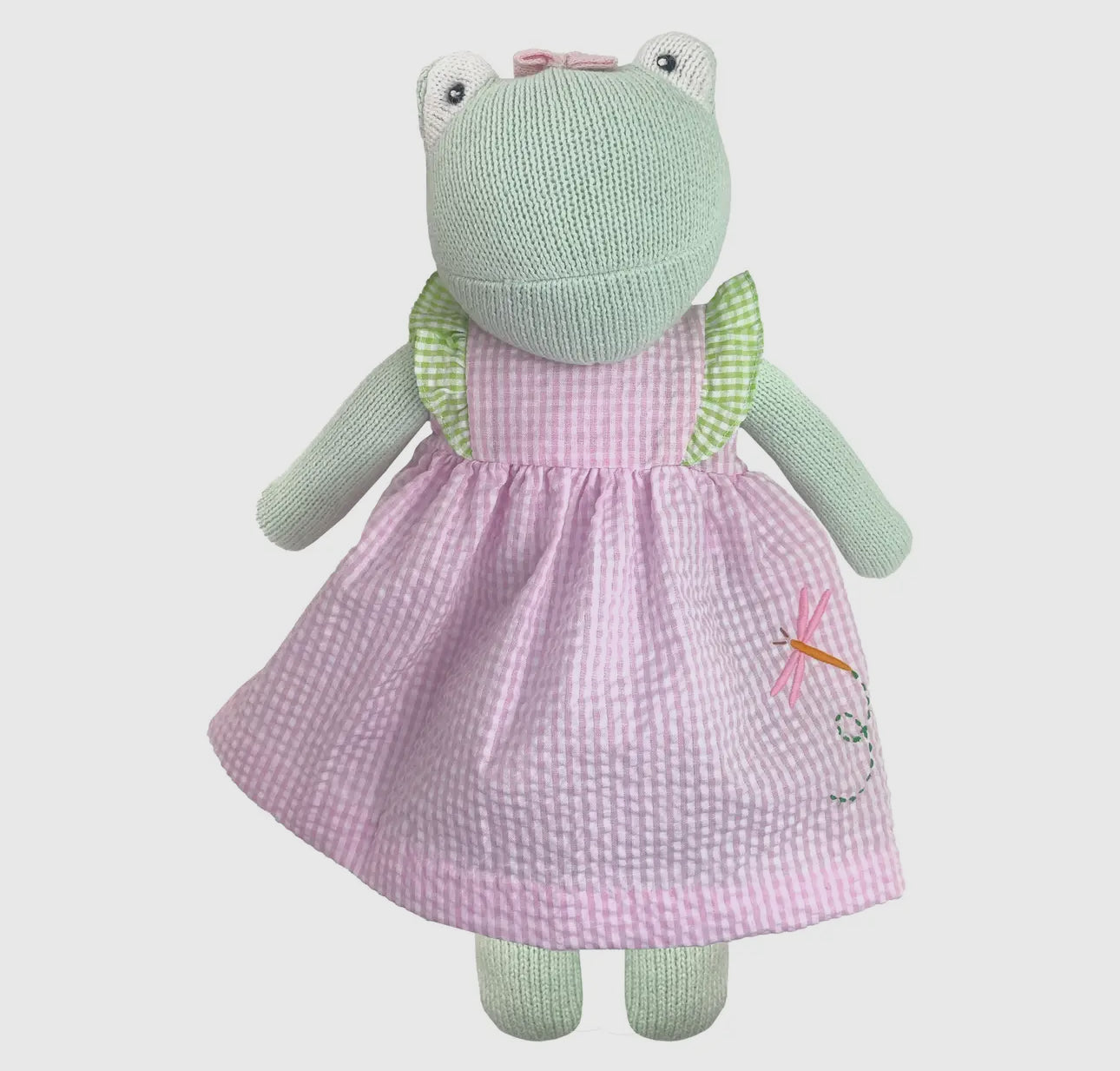 Knit Frog Doll with Pink Check
Dragonfly Dress