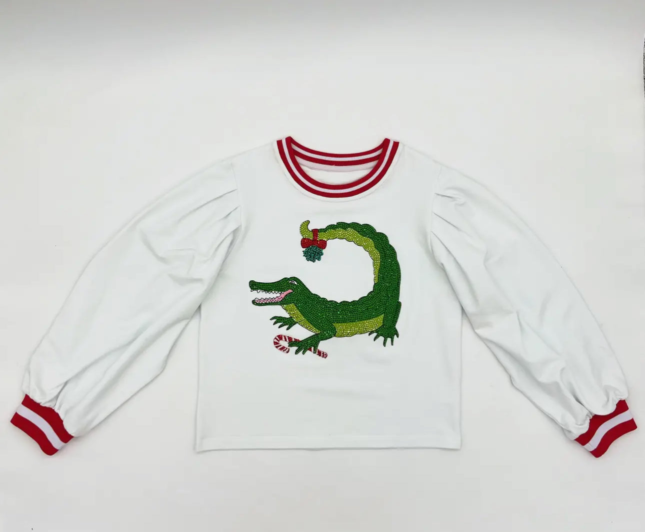 Holly Gator Puff Sleeve Sweatshirt