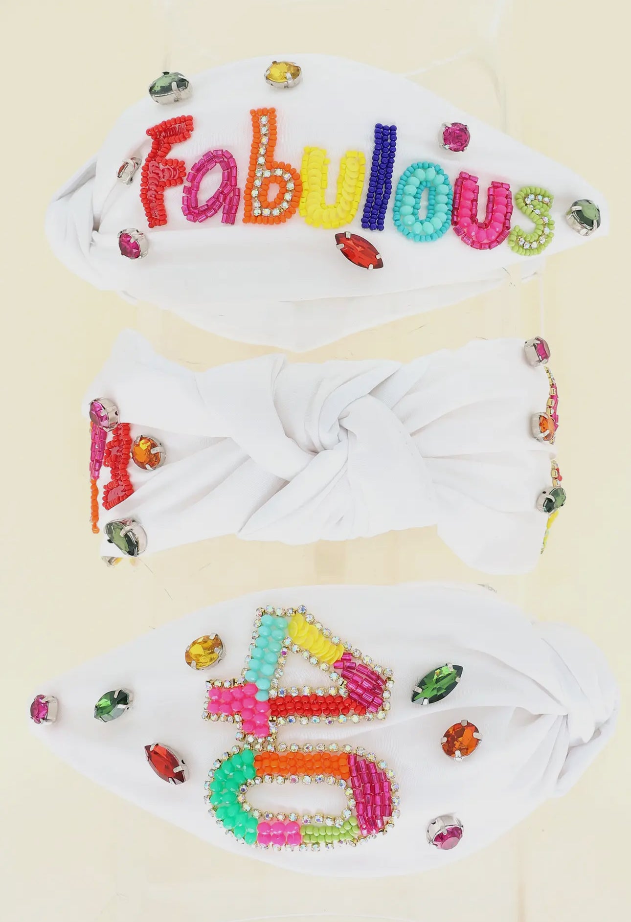 Fab ''40'' Birthday- Headband