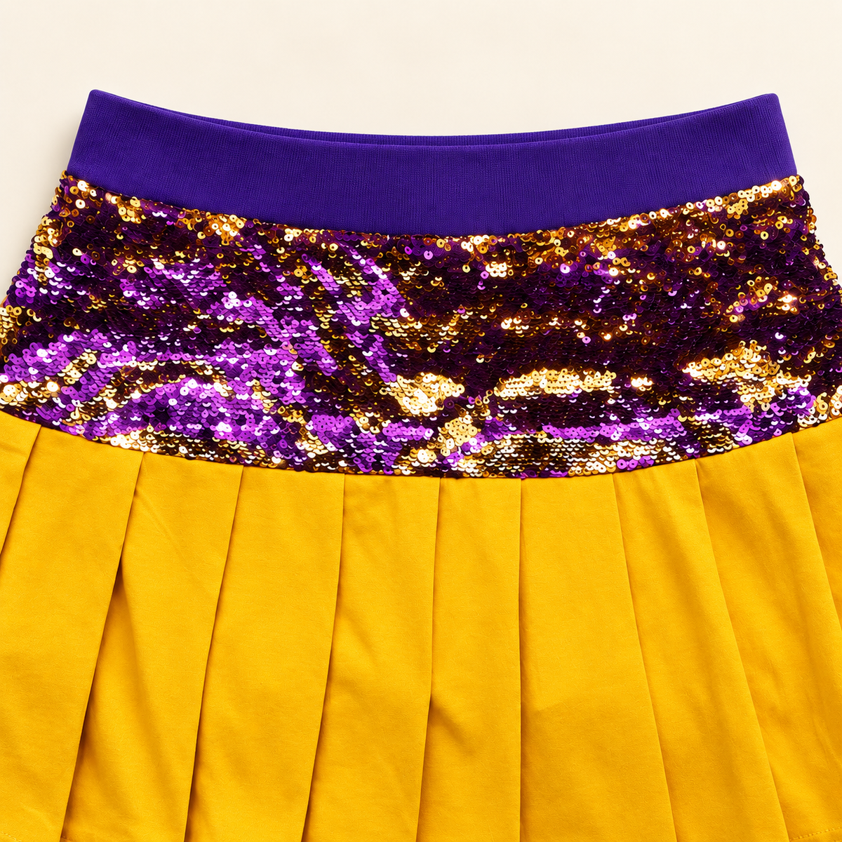 Purple and Gold Youth Skort