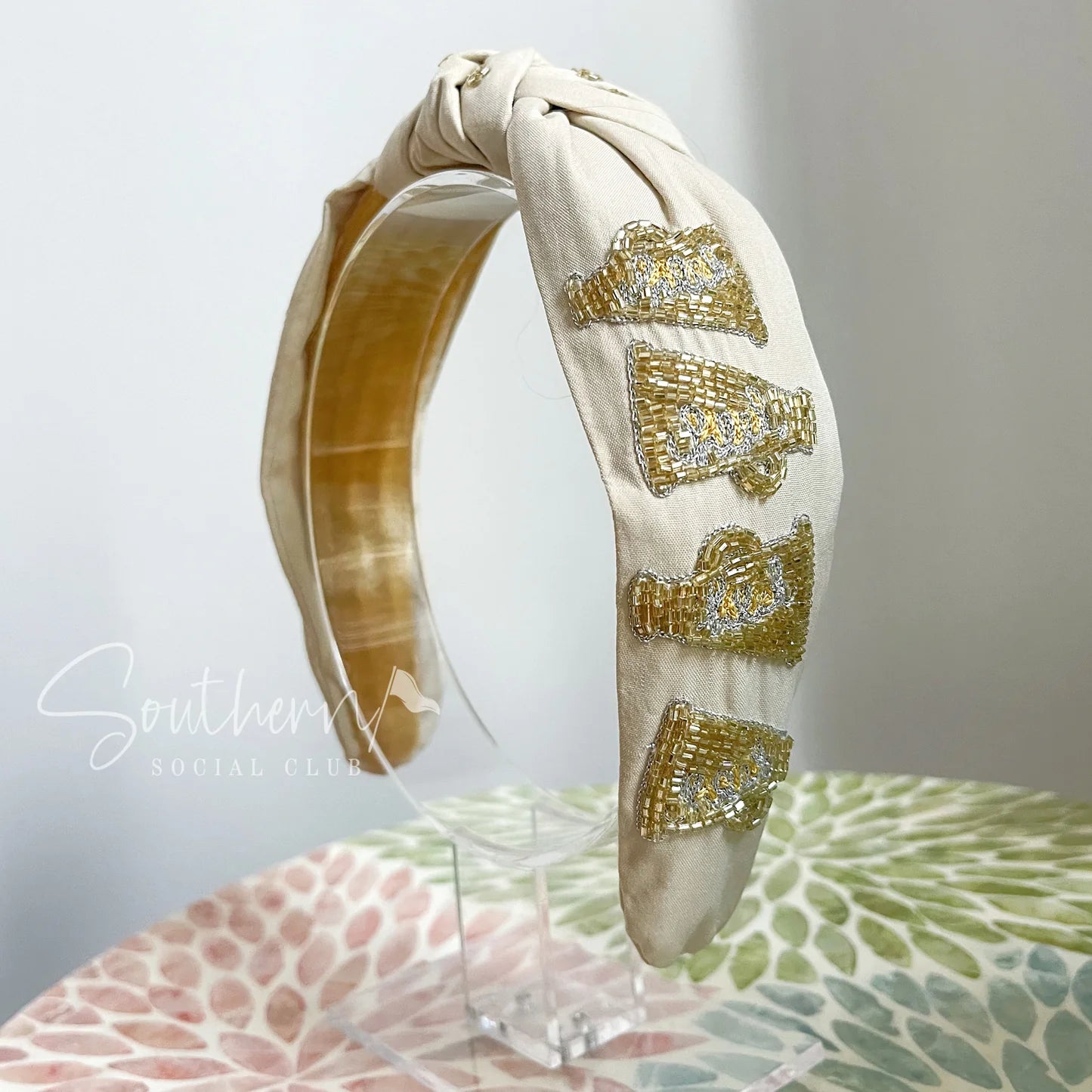 Beaded Headband- “Cheer”