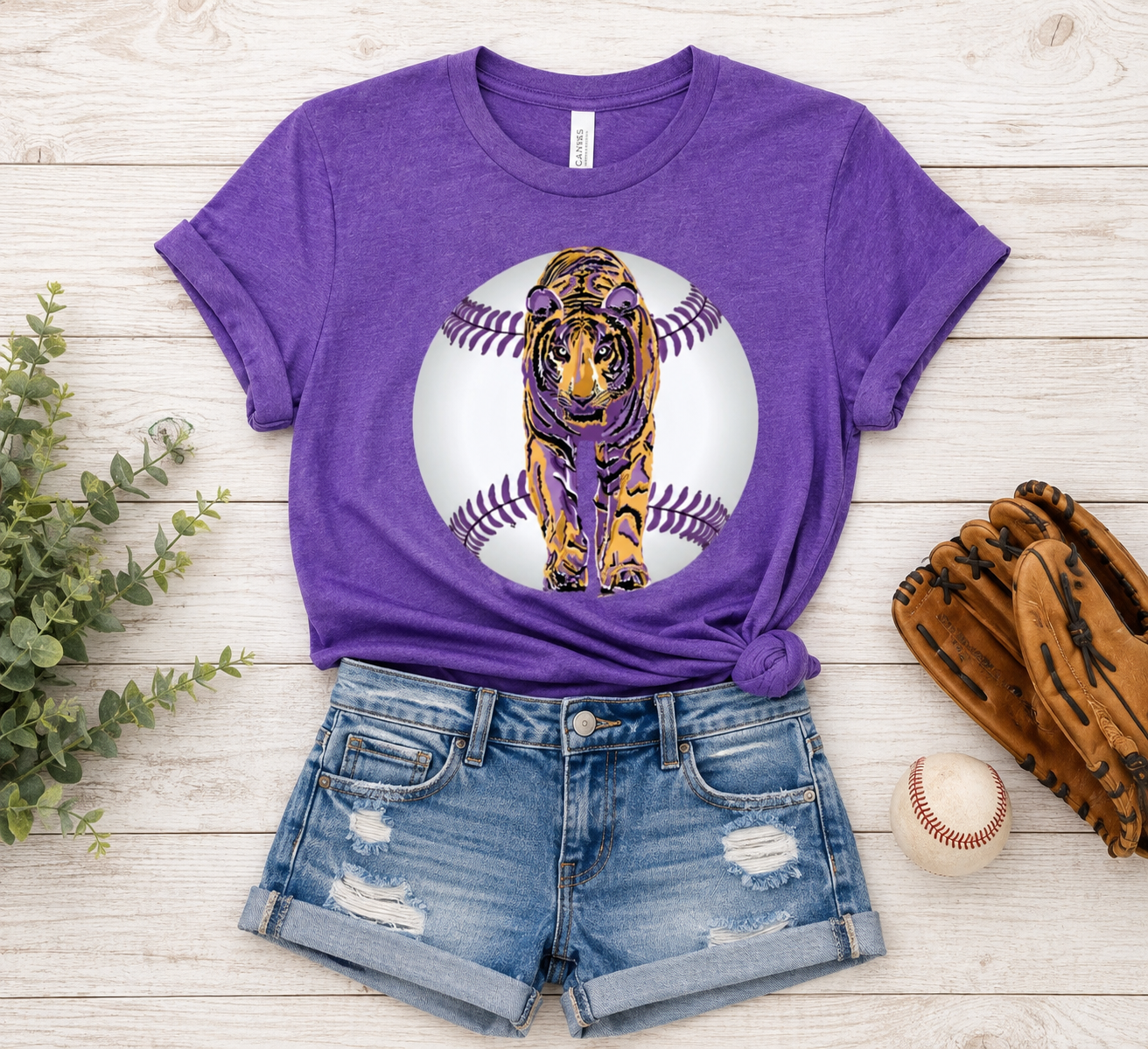Tigers Baseball Lsu Game Day Graphic Tee