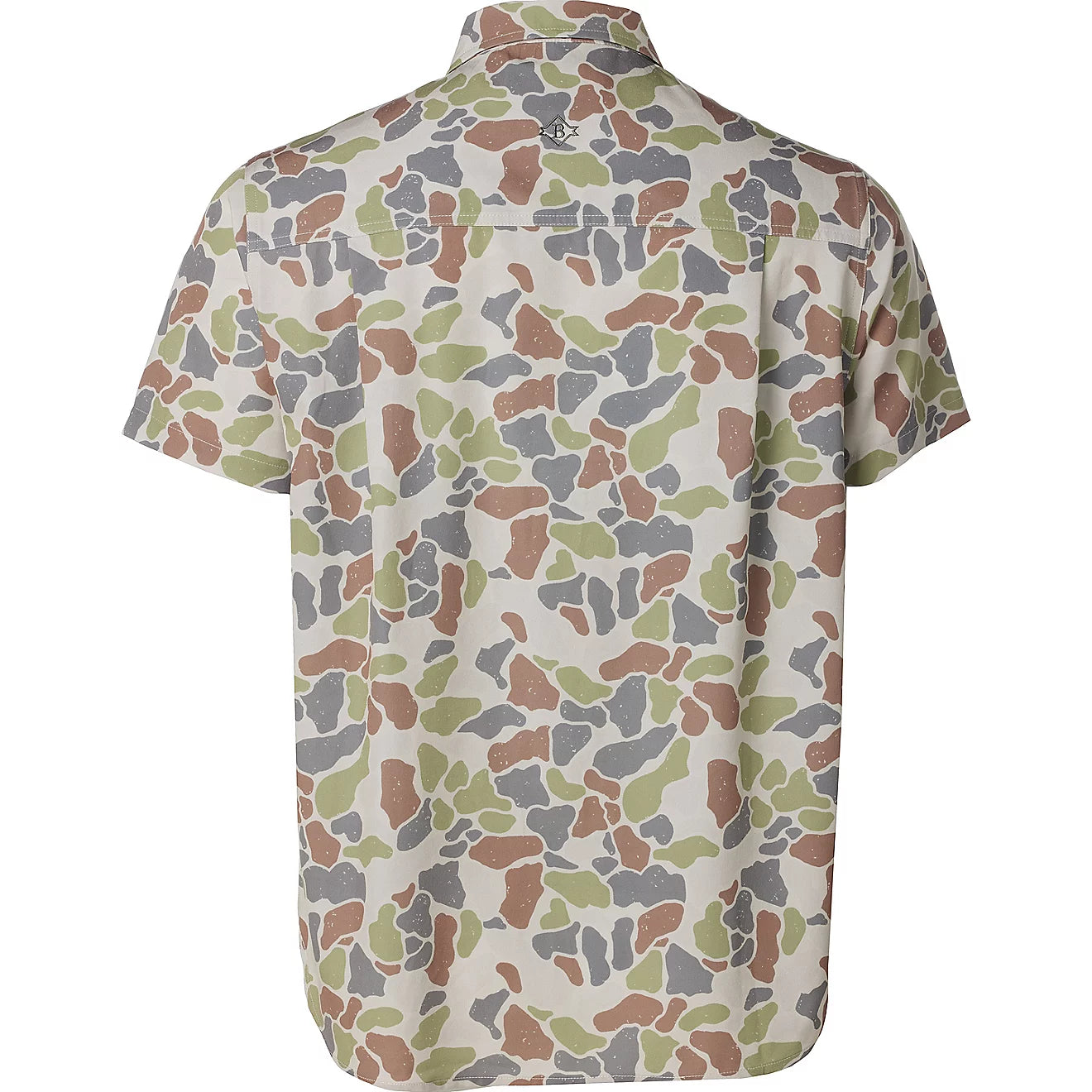 BURLEBO Men's Performance Button-Up Short Sleeve Shirt