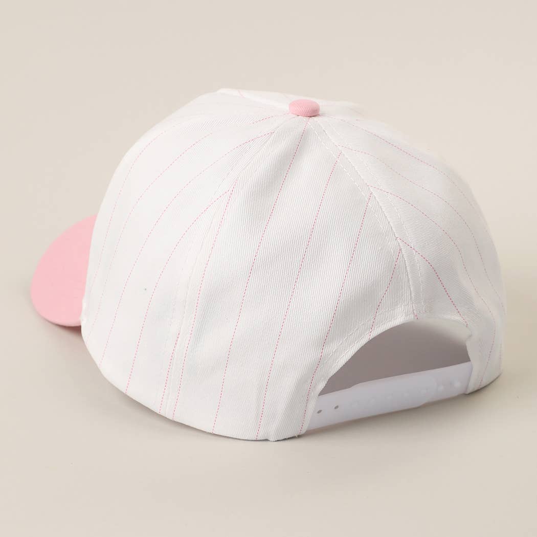 Crawfish Embroidered Patch Seersucker Brim Trucker Hat