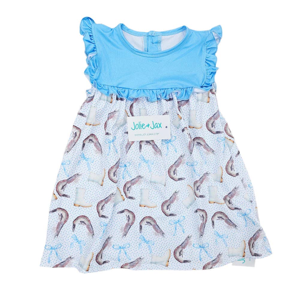 Shrimp Boots and Bows Dress