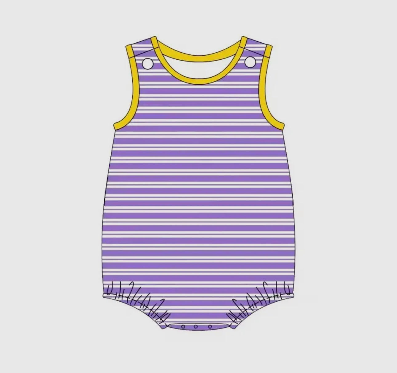 Gameday Sleeveless Bubble - Purple