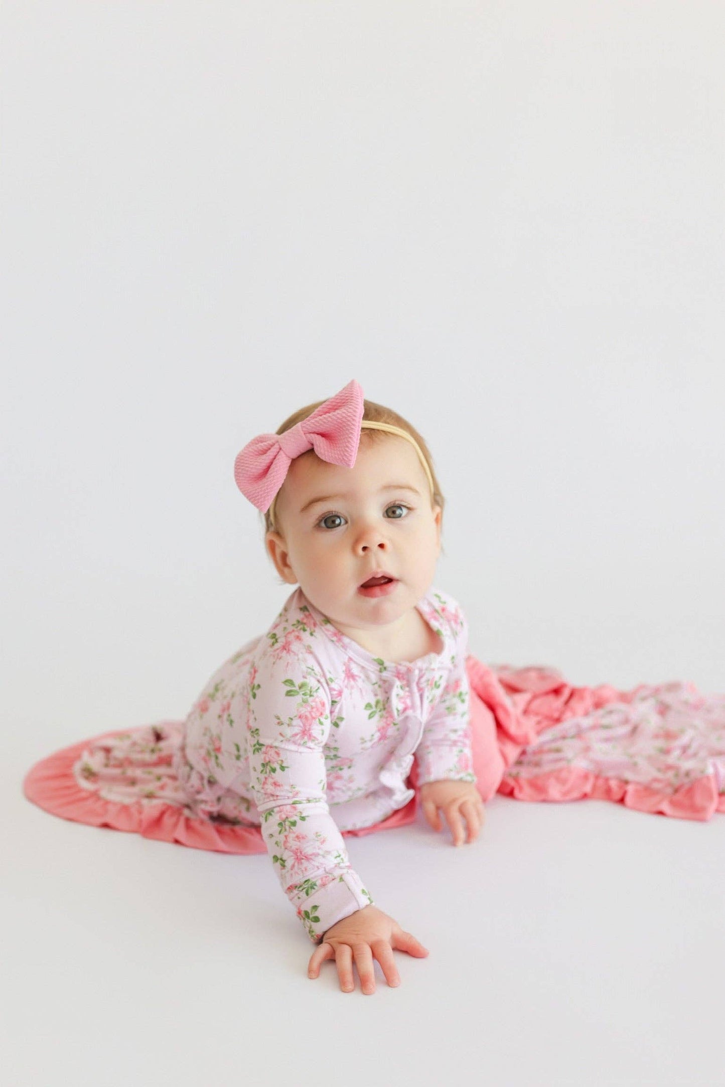 Blooming Trellis Dream Ruffle Romper