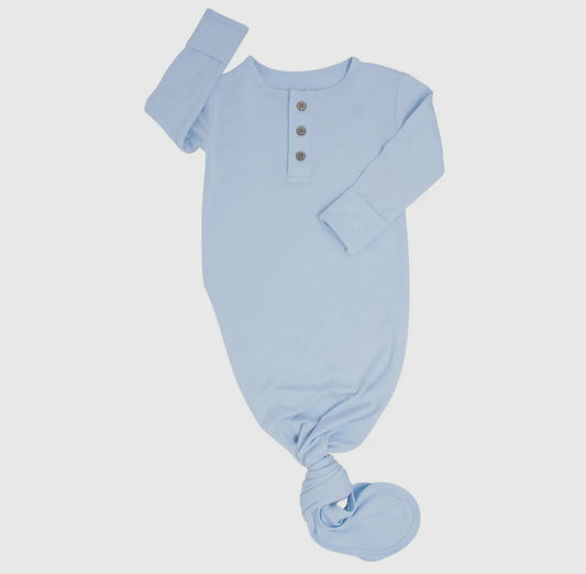 Knotted Gown Bashful Blue