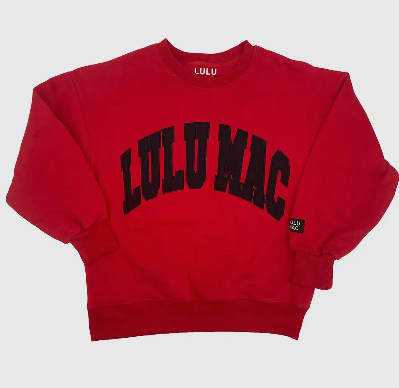LULU MAC Sweatshirt- Red/Black