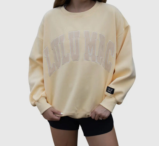 LULU MAC Sweatshirt- Butter
