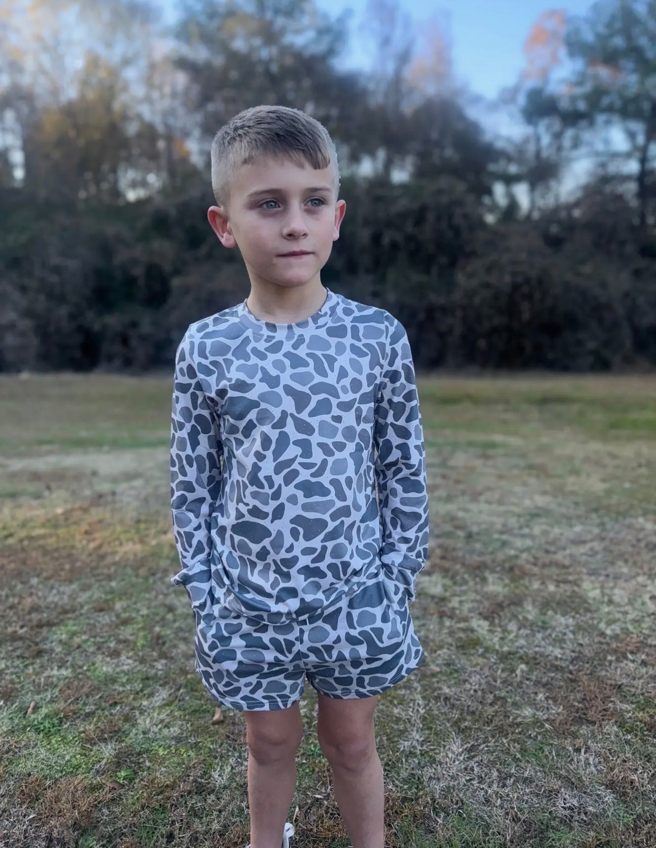 Grey Camo Shirt