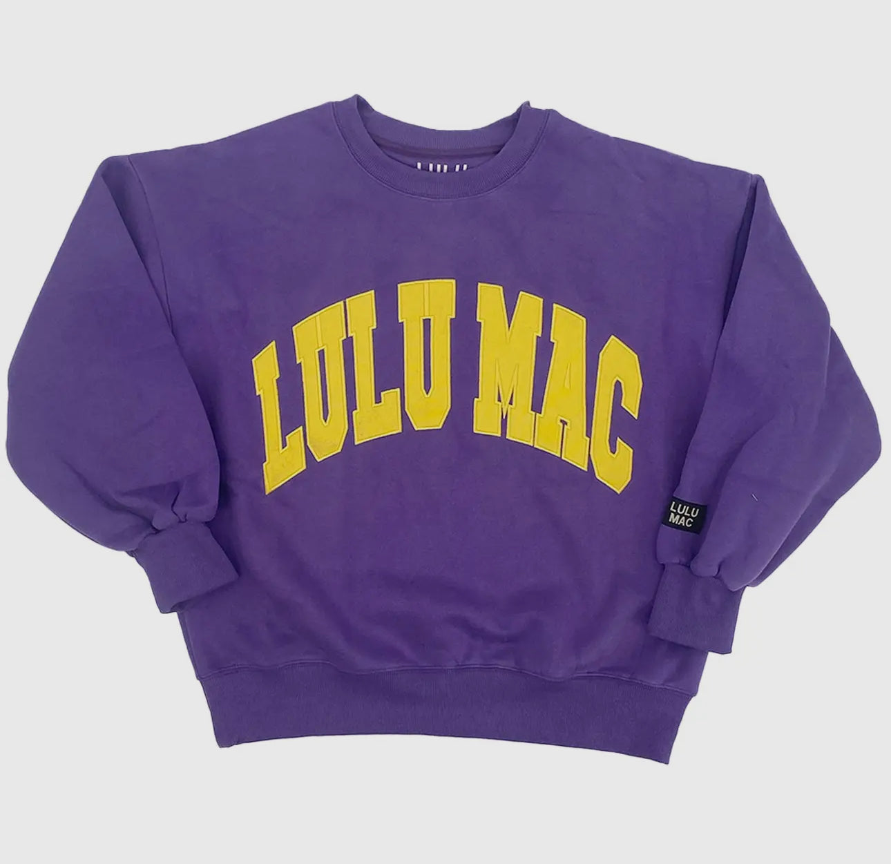 LULU MAC Sweatshirt- Purple/Yellow