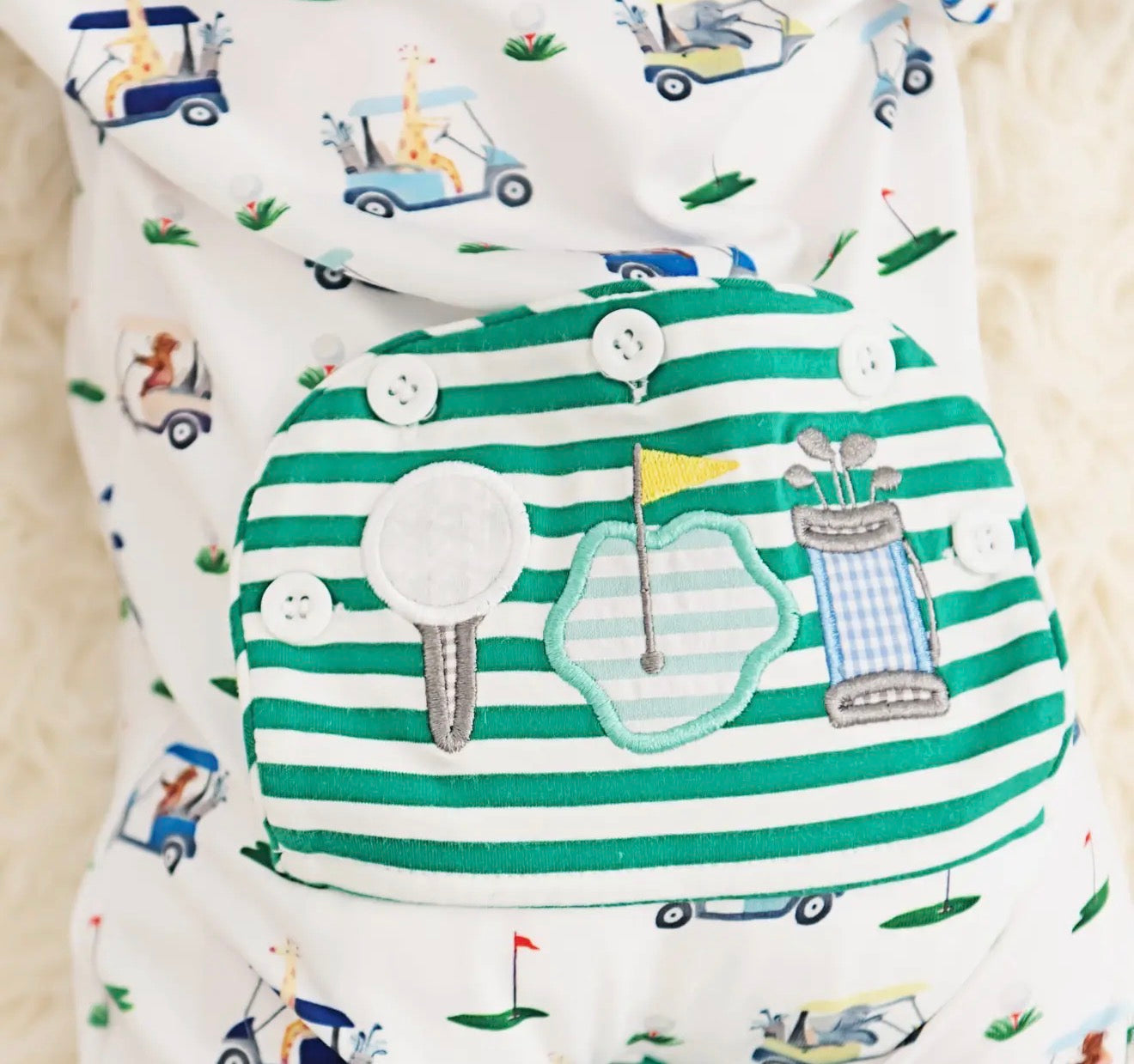 Boys Fairway Golf Romper