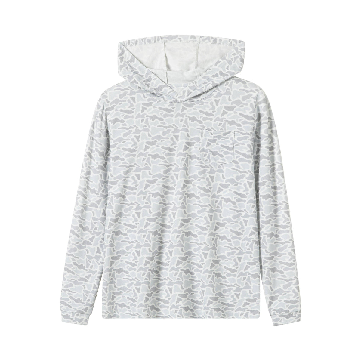 Kids Polar Camo Bamboo Hoodie