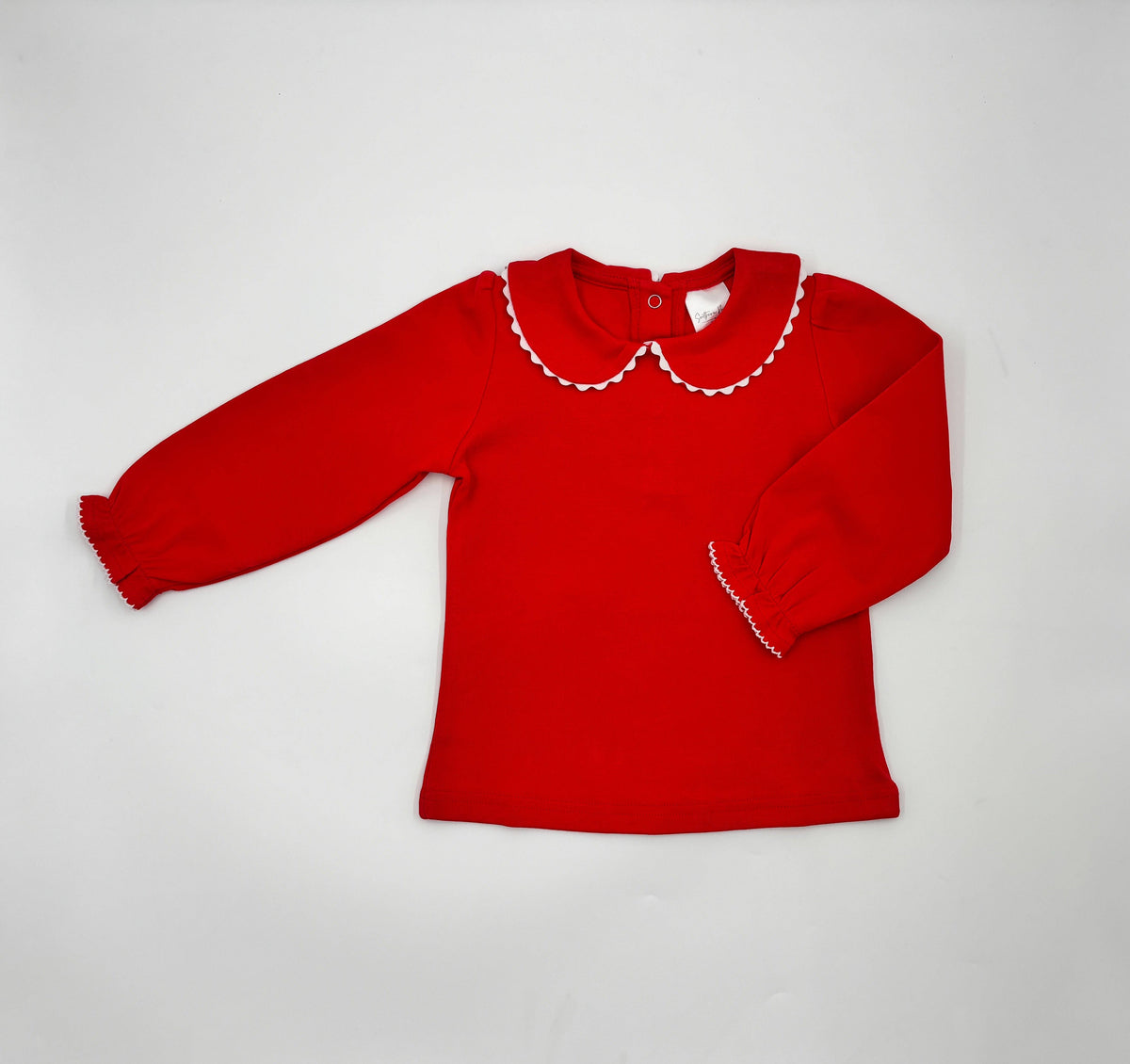 Shirt- Scalloped Collared LS