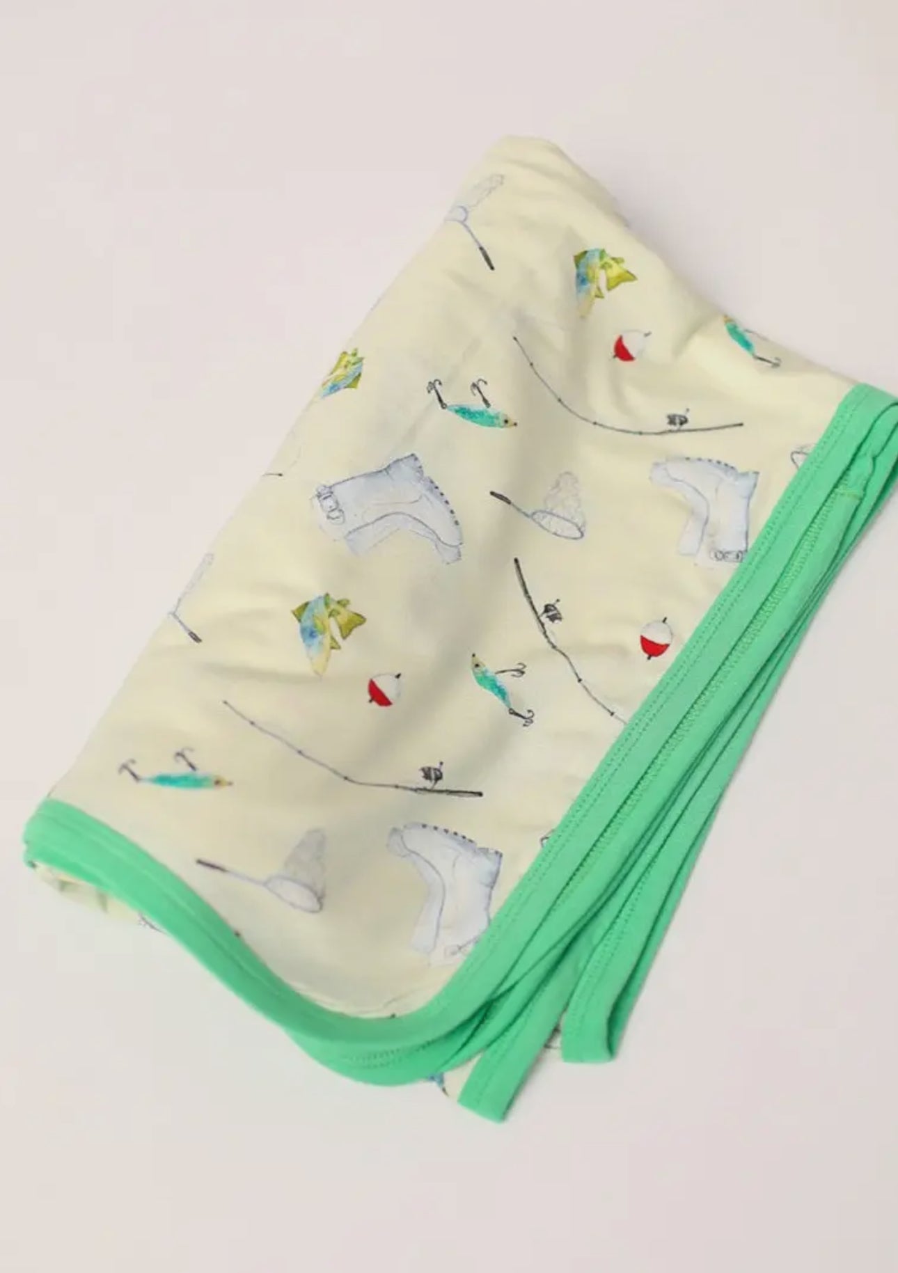 Fishing Bamboo Swaddle Blanket