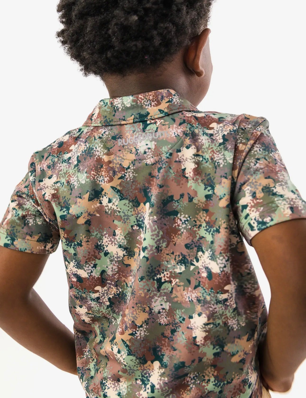 Boys Classic Camo Knit Short Sleeve
Performance Polo