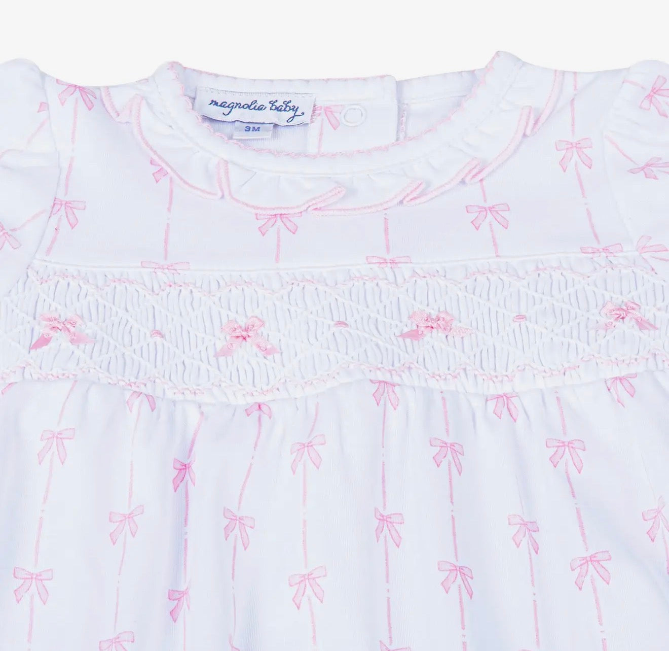 Amelia's Classics Smocked Short Sleeve Bubble