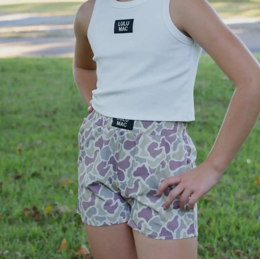 LULU MAC Light Camo Kids Shorts