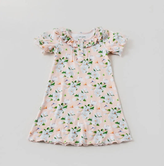 Pink Magnolia Organic Cotton Play Dress