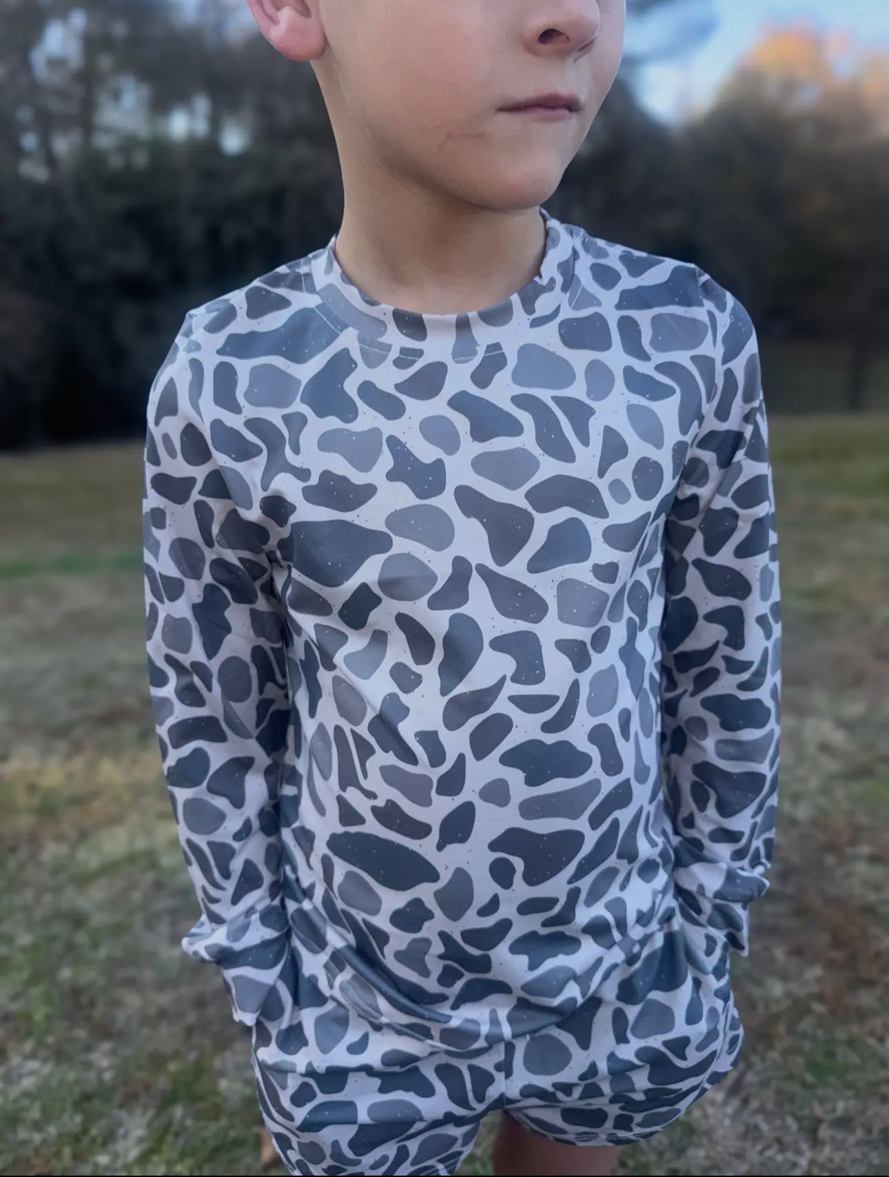 Grey Camo Shirt