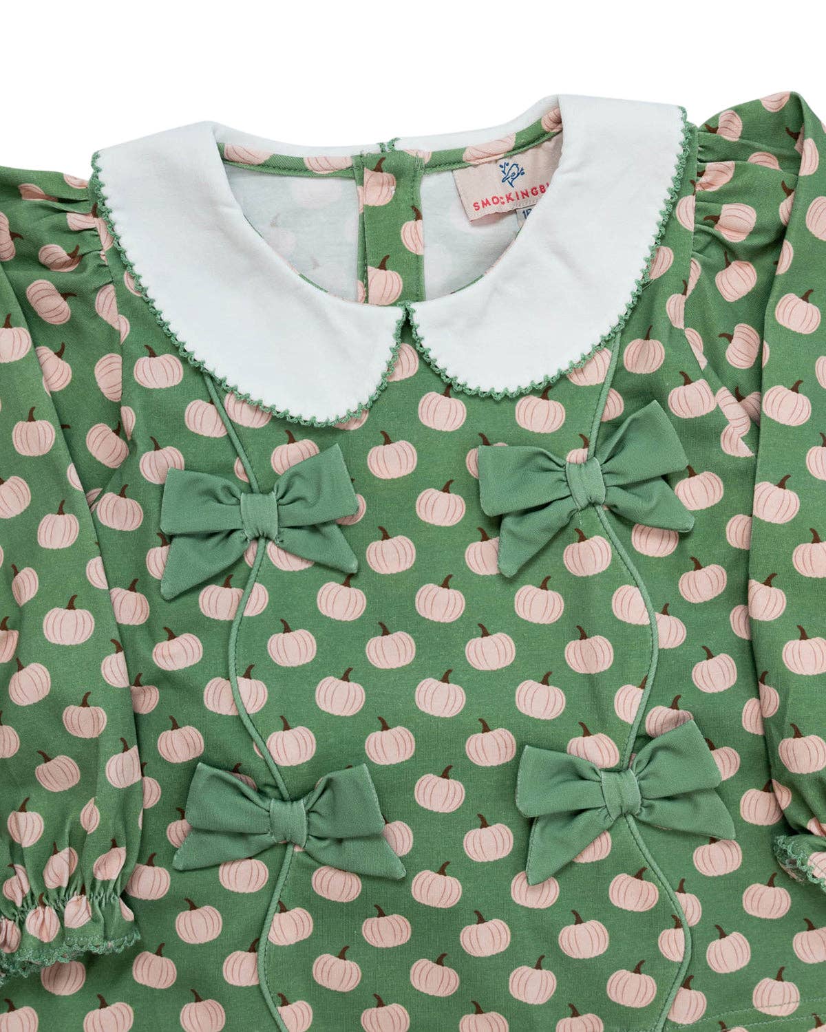 Sage Green Pumpkin Knit Bloomer Set