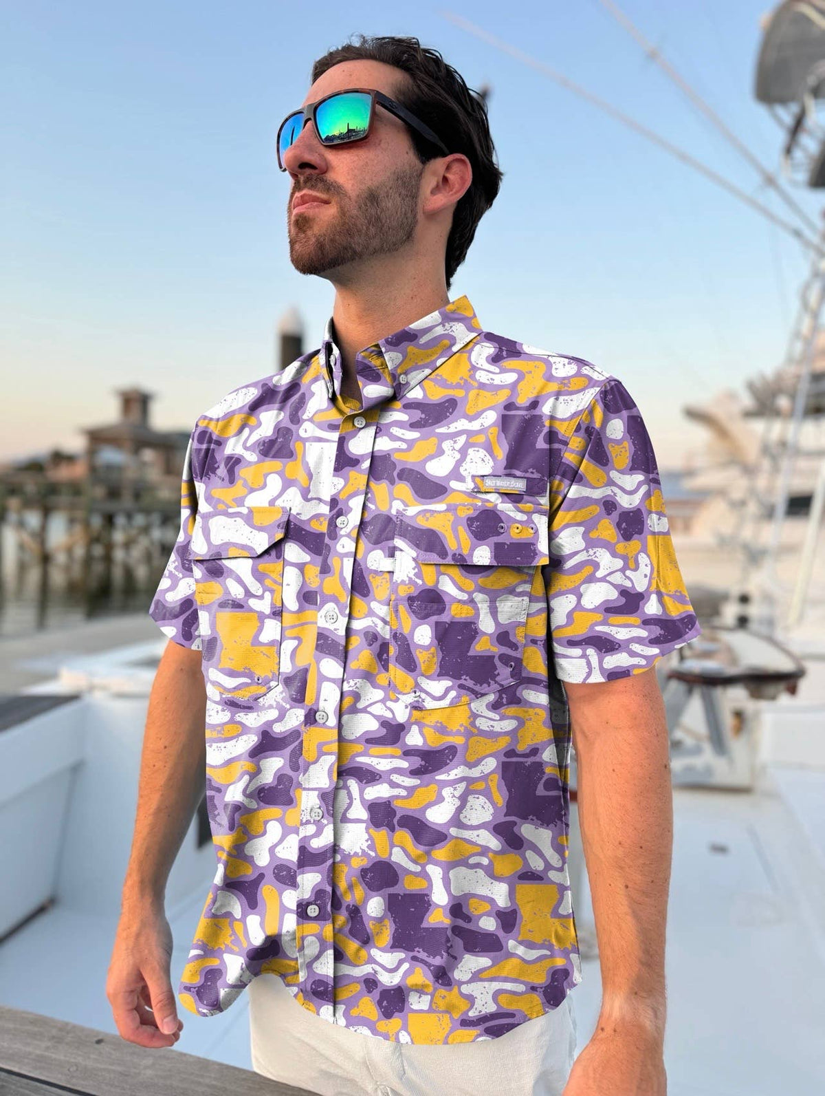 Louisiana Camo Fishing Shirt