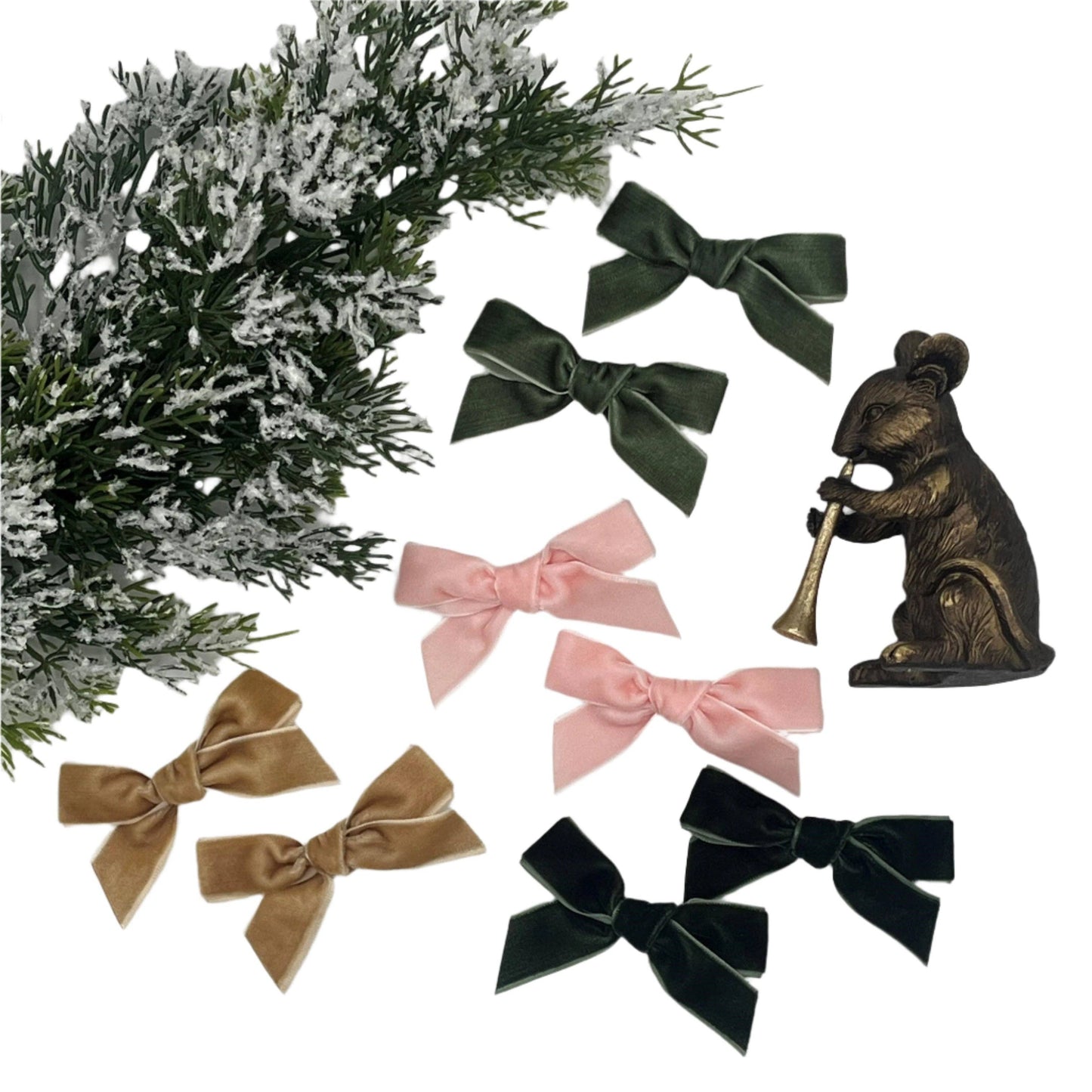 Velvet Hair Bows