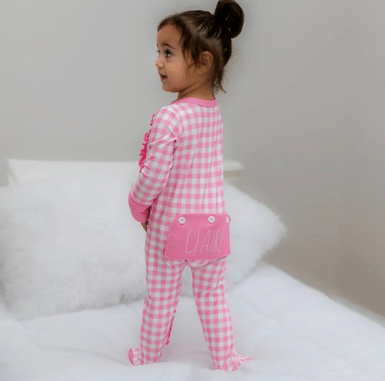Infant & Newborn Girls Zippy - Pink Gingham